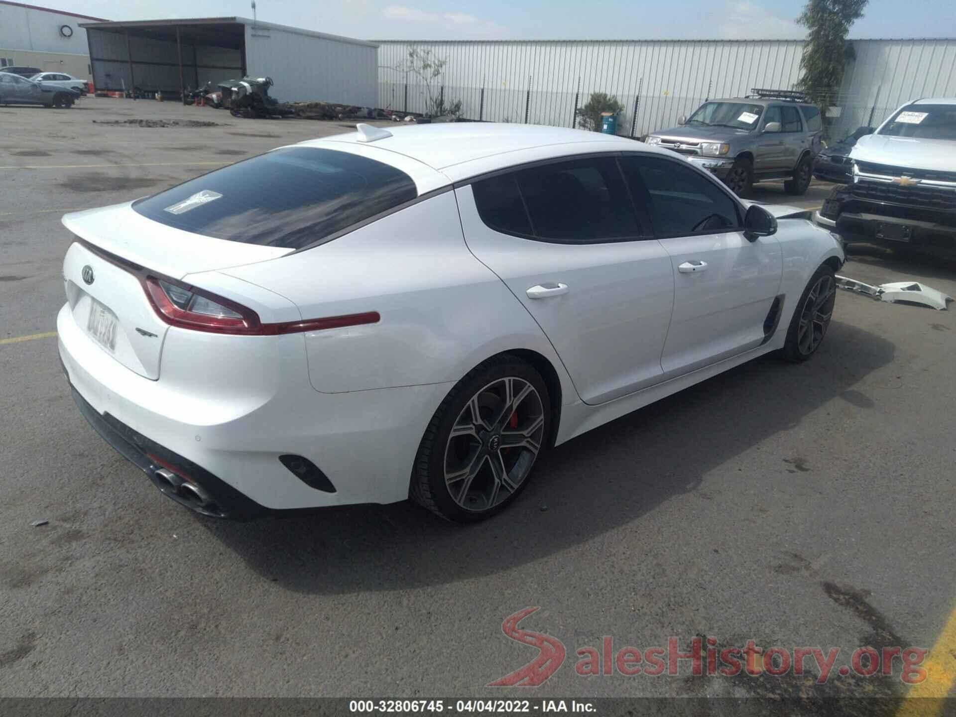 KNAE35LC1K6066571 2019 KIA STINGER