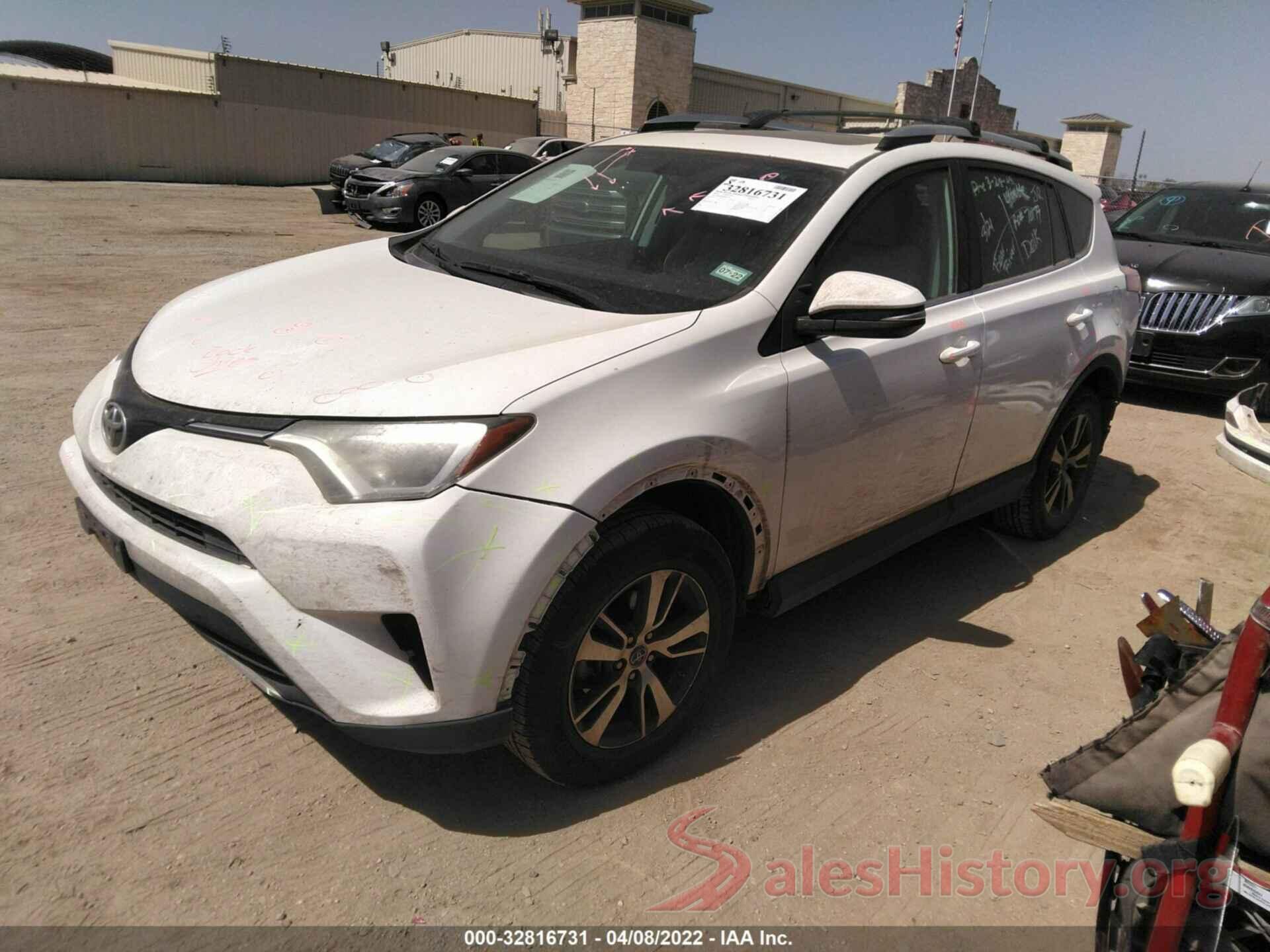 2T3WFREV7GW258734 2016 TOYOTA RAV4