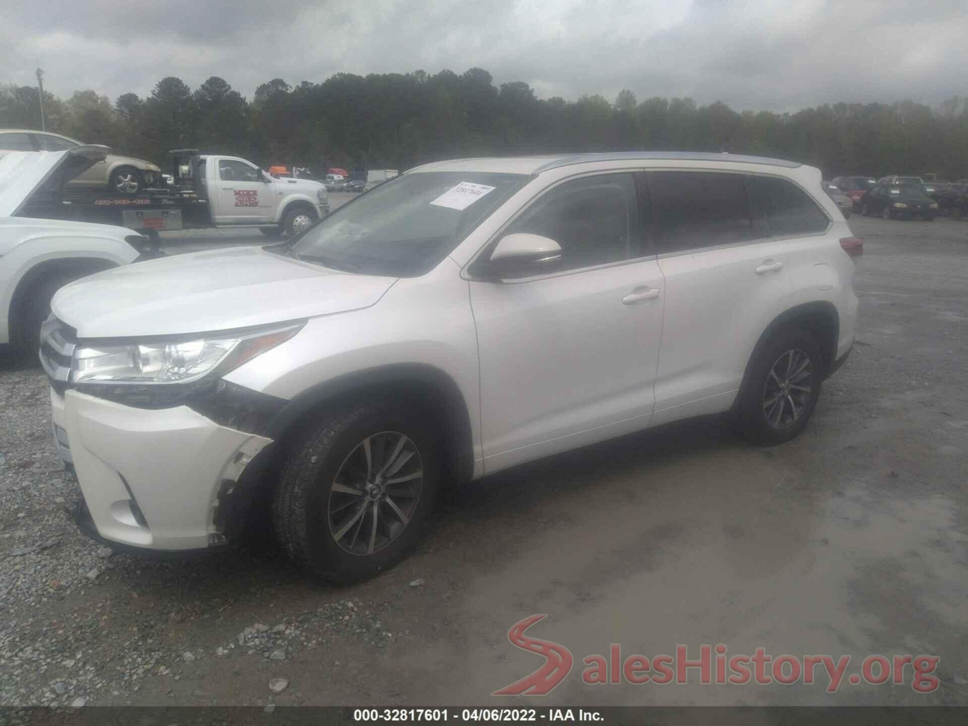 5TDKZRFH5HS187910 2017 TOYOTA HIGHLANDER