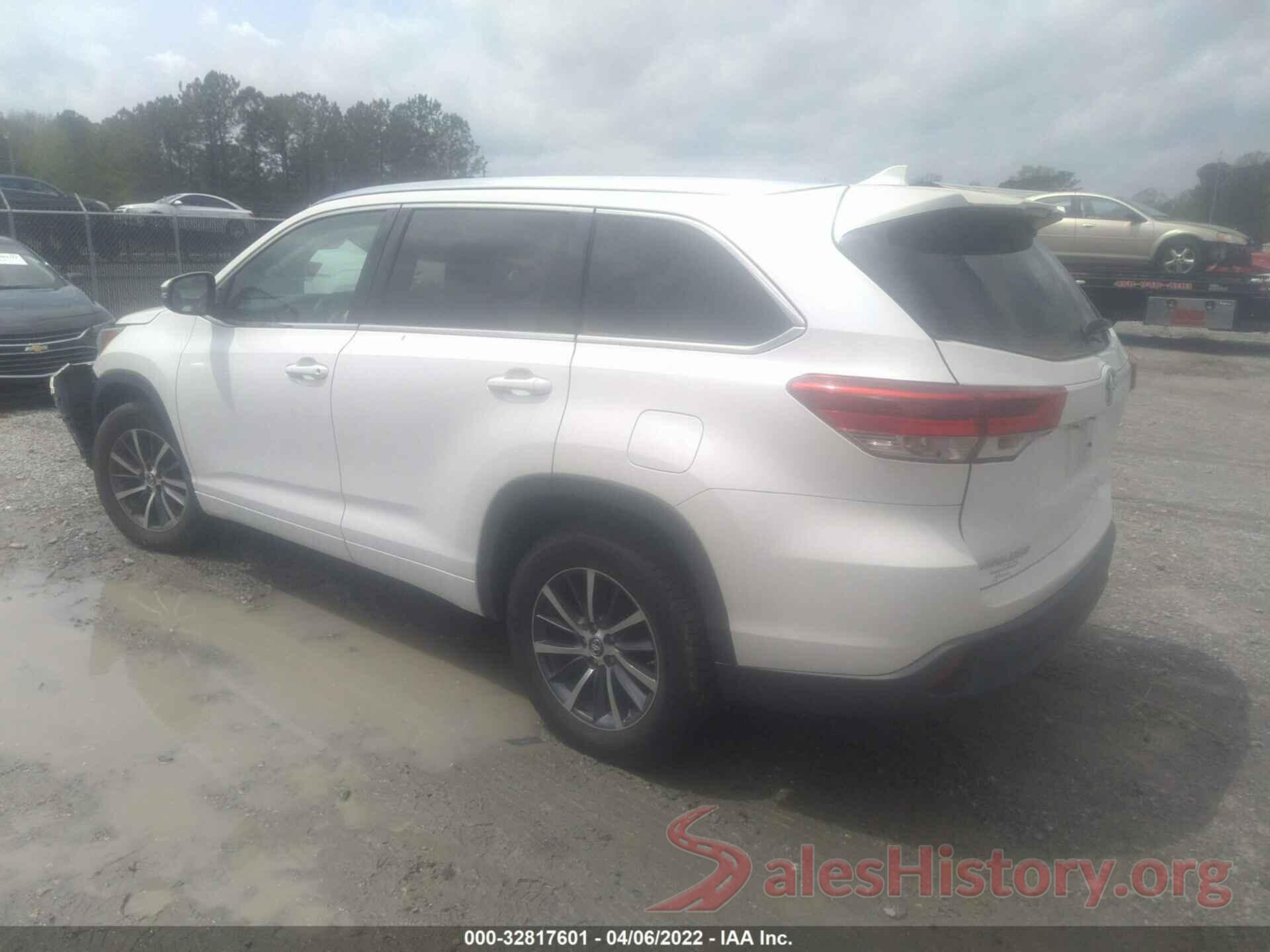 5TDKZRFH5HS187910 2017 TOYOTA HIGHLANDER