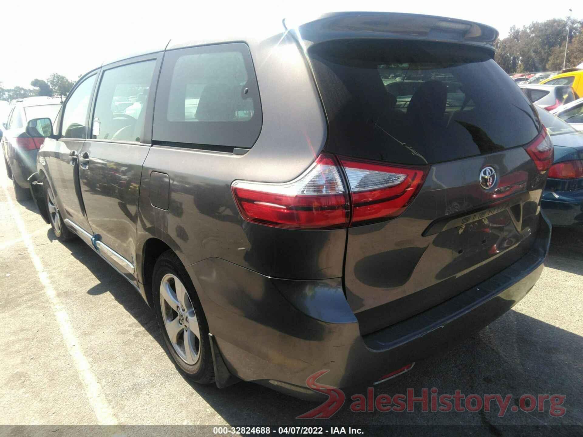 5TDZK3DCXGS721831 2016 TOYOTA SIENNA