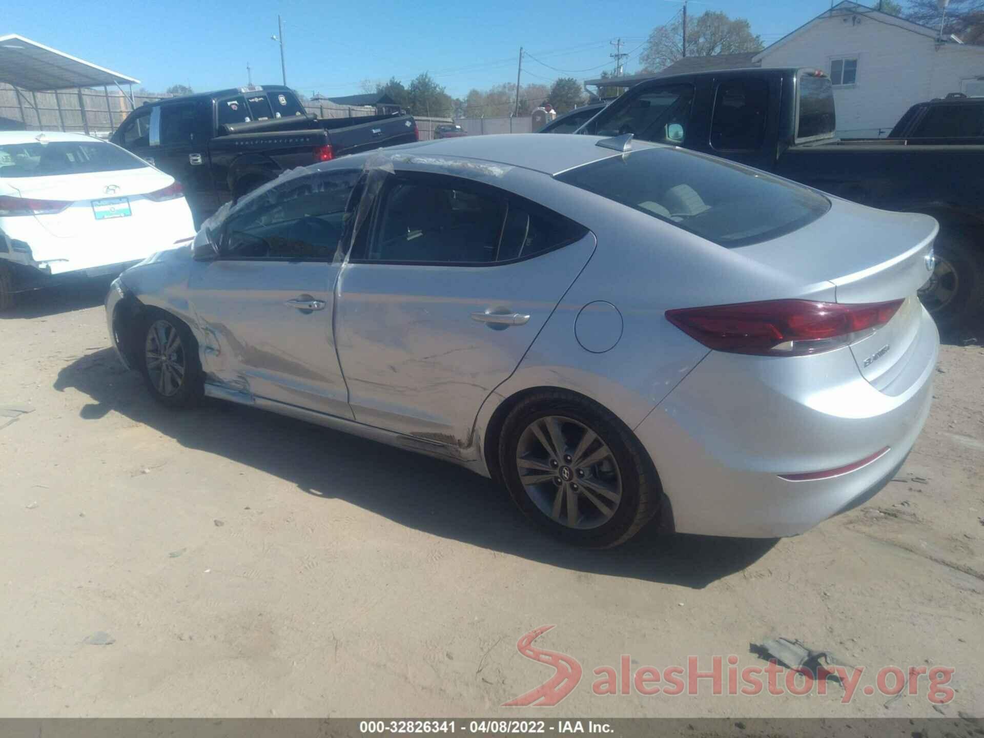 5NPD84LF5JH378580 2018 HYUNDAI ELANTRA