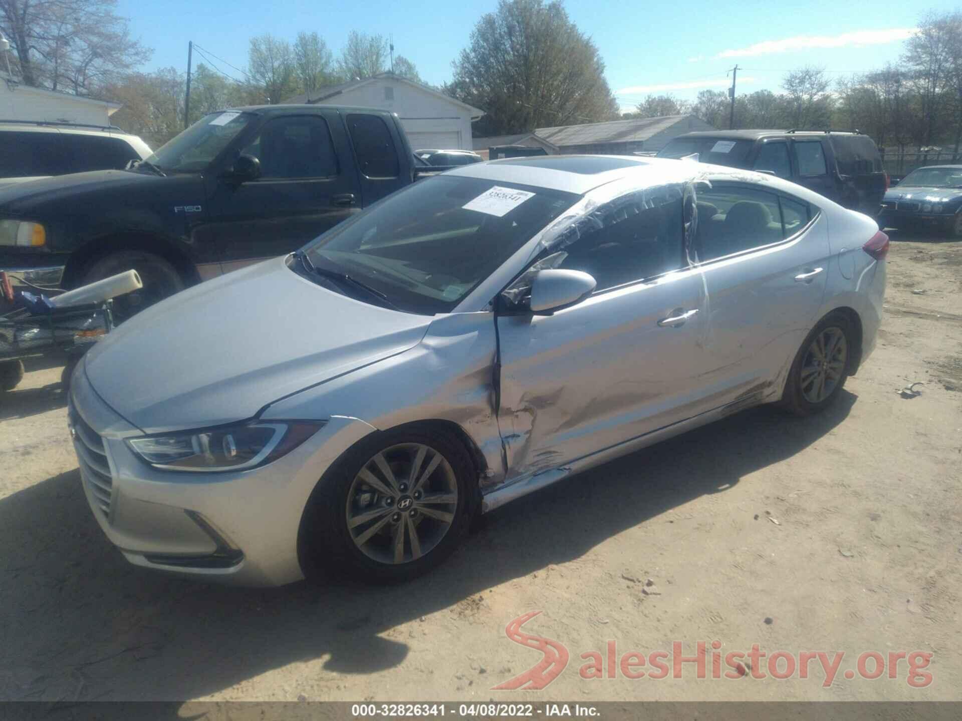 5NPD84LF5JH378580 2018 HYUNDAI ELANTRA