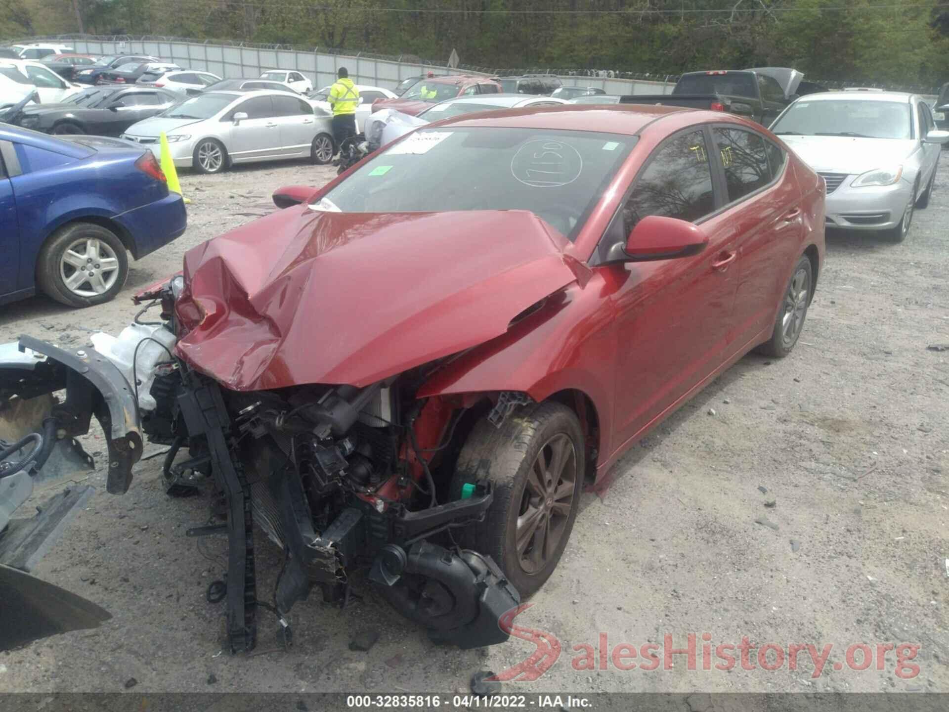 KMHD84LF5HU210935 2017 HYUNDAI ELANTRA