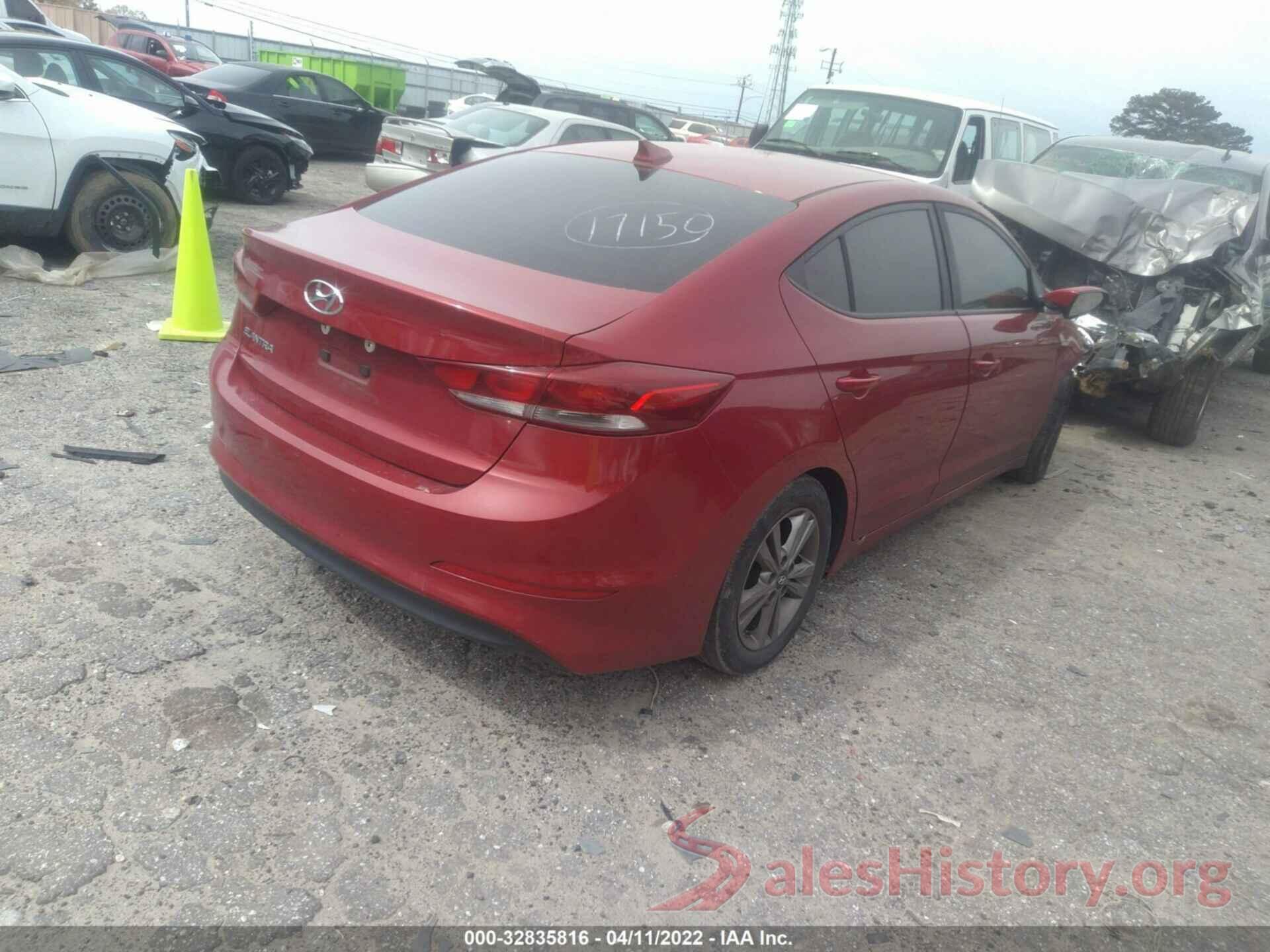 KMHD84LF5HU210935 2017 HYUNDAI ELANTRA