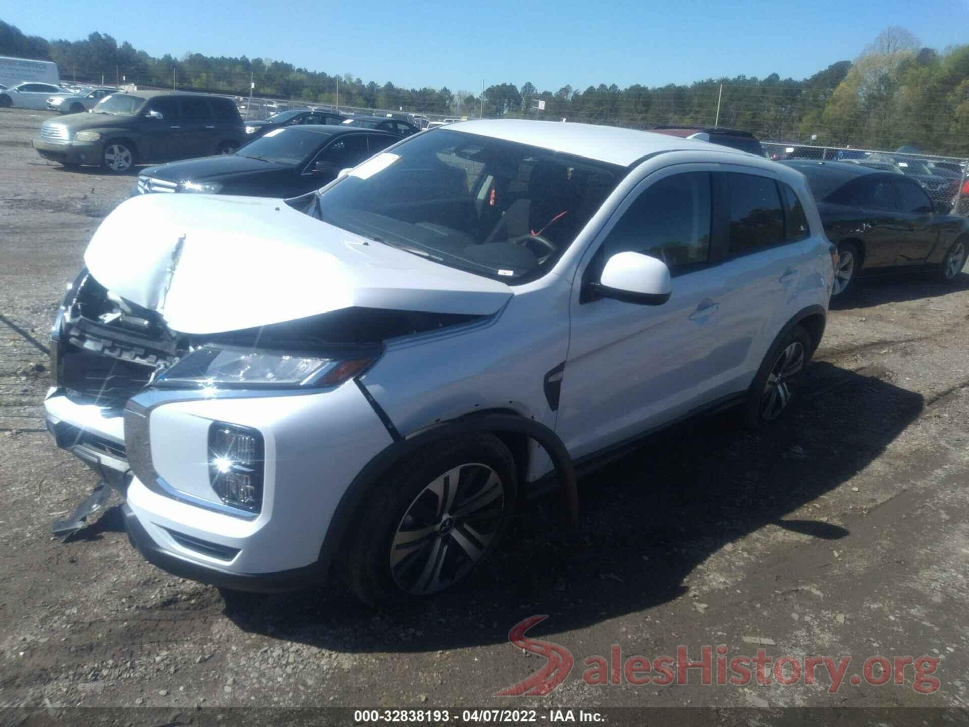 JA4ARUAU5NU001593 2022 MITSUBISHI OUTLANDER SPORT