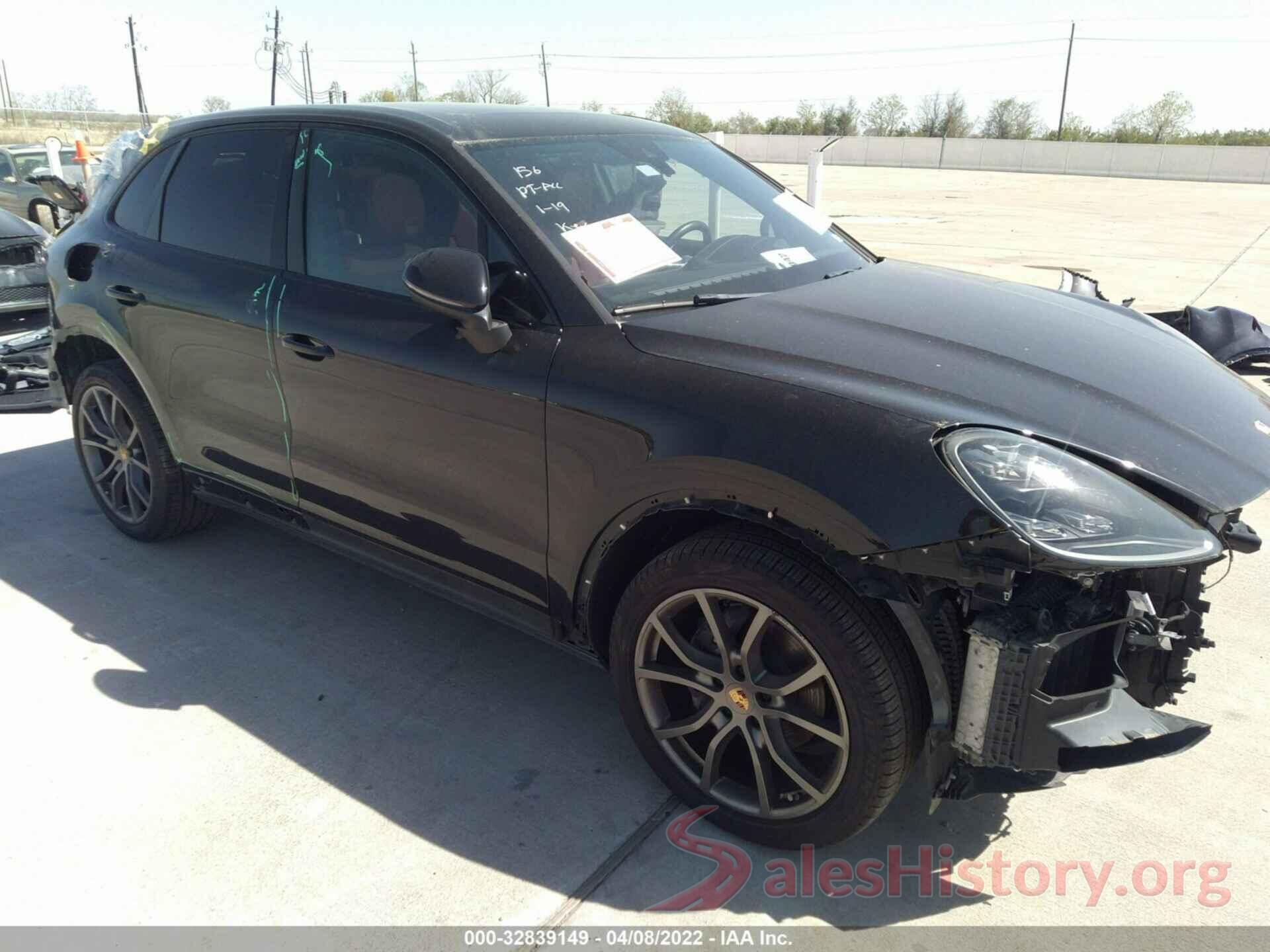 WP1AA2AY2KDA04238 2019 PORSCHE CAYENNE