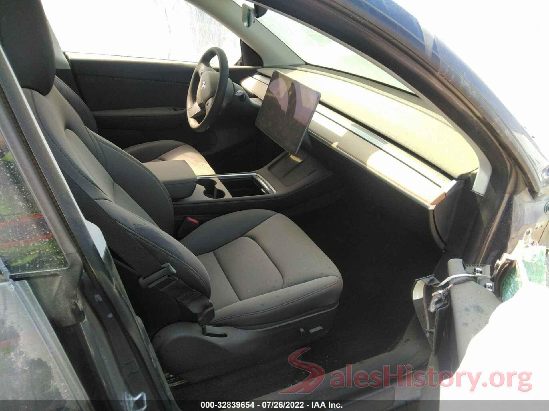 7SAYGDEF2NF348414 2022 TESLA MODEL Y