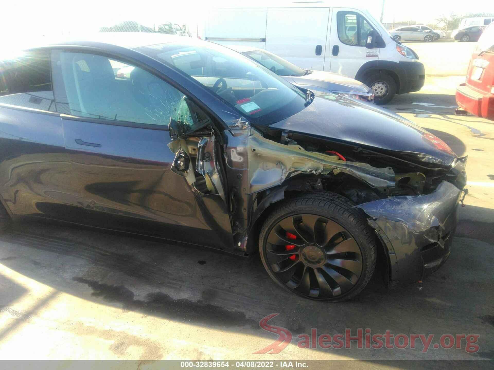 7SAYGDEF2NF348414 2022 TESLA MODEL Y