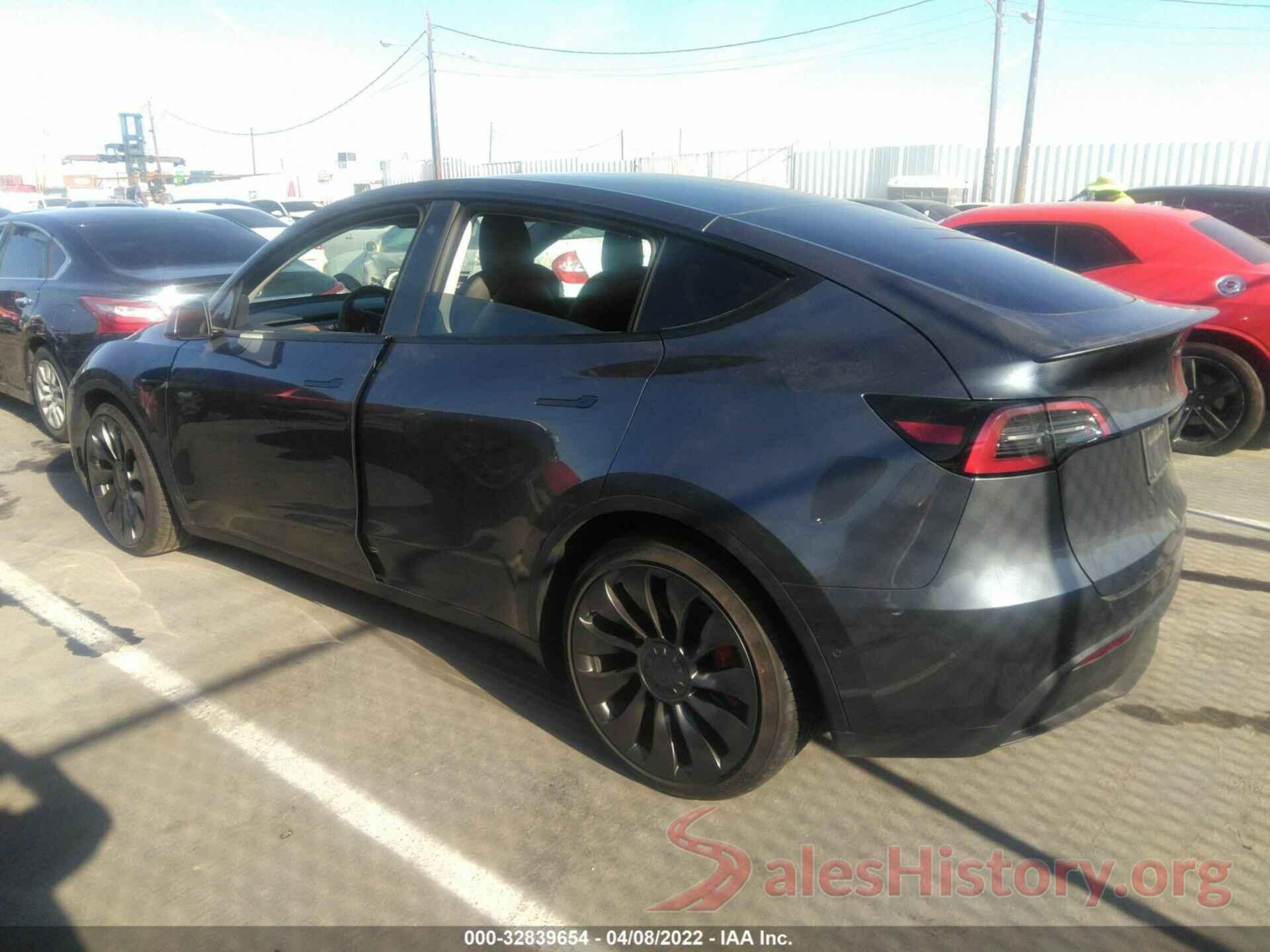 7SAYGDEF2NF348414 2022 TESLA MODEL Y