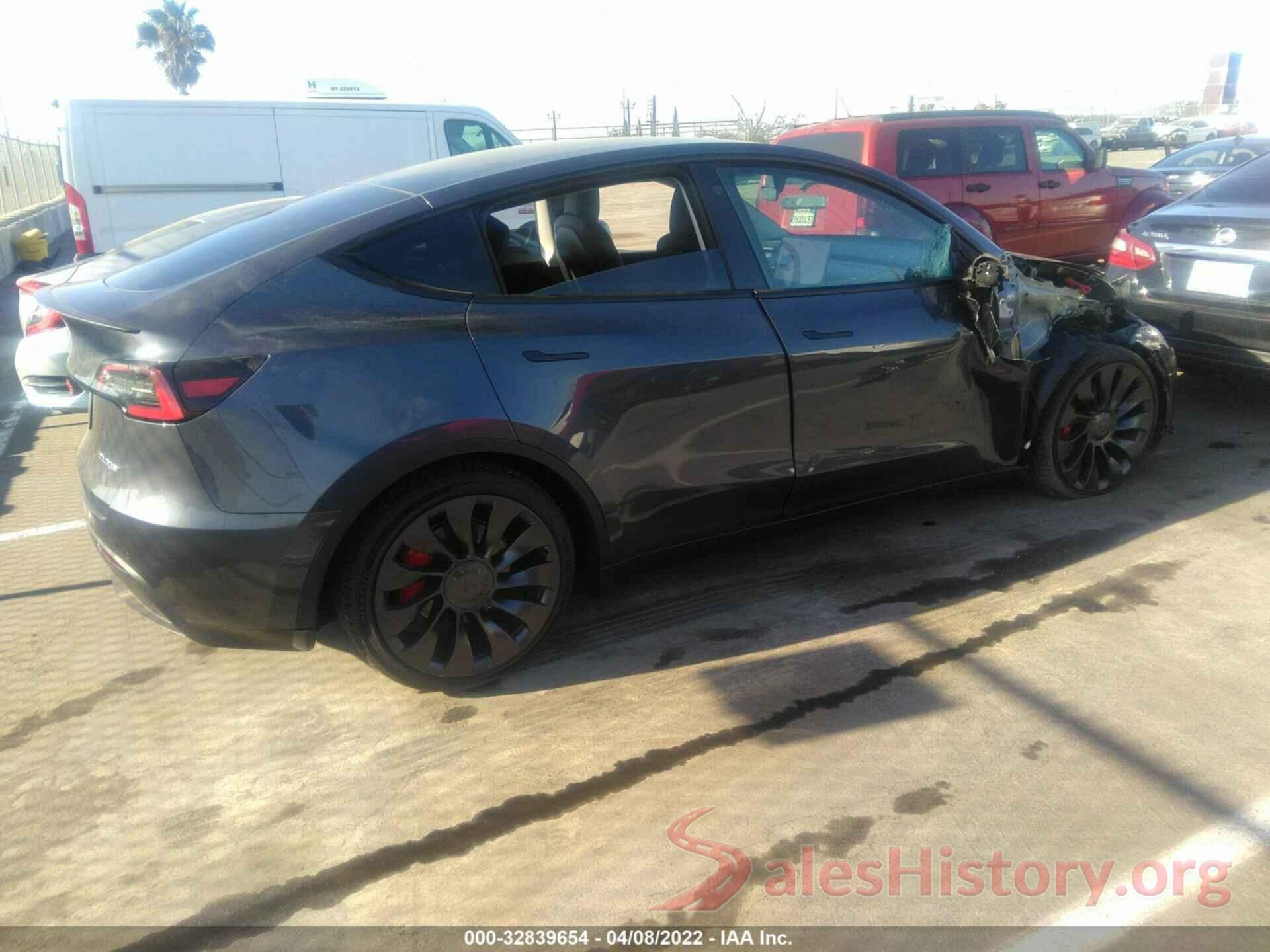 7SAYGDEF2NF348414 2022 TESLA MODEL Y