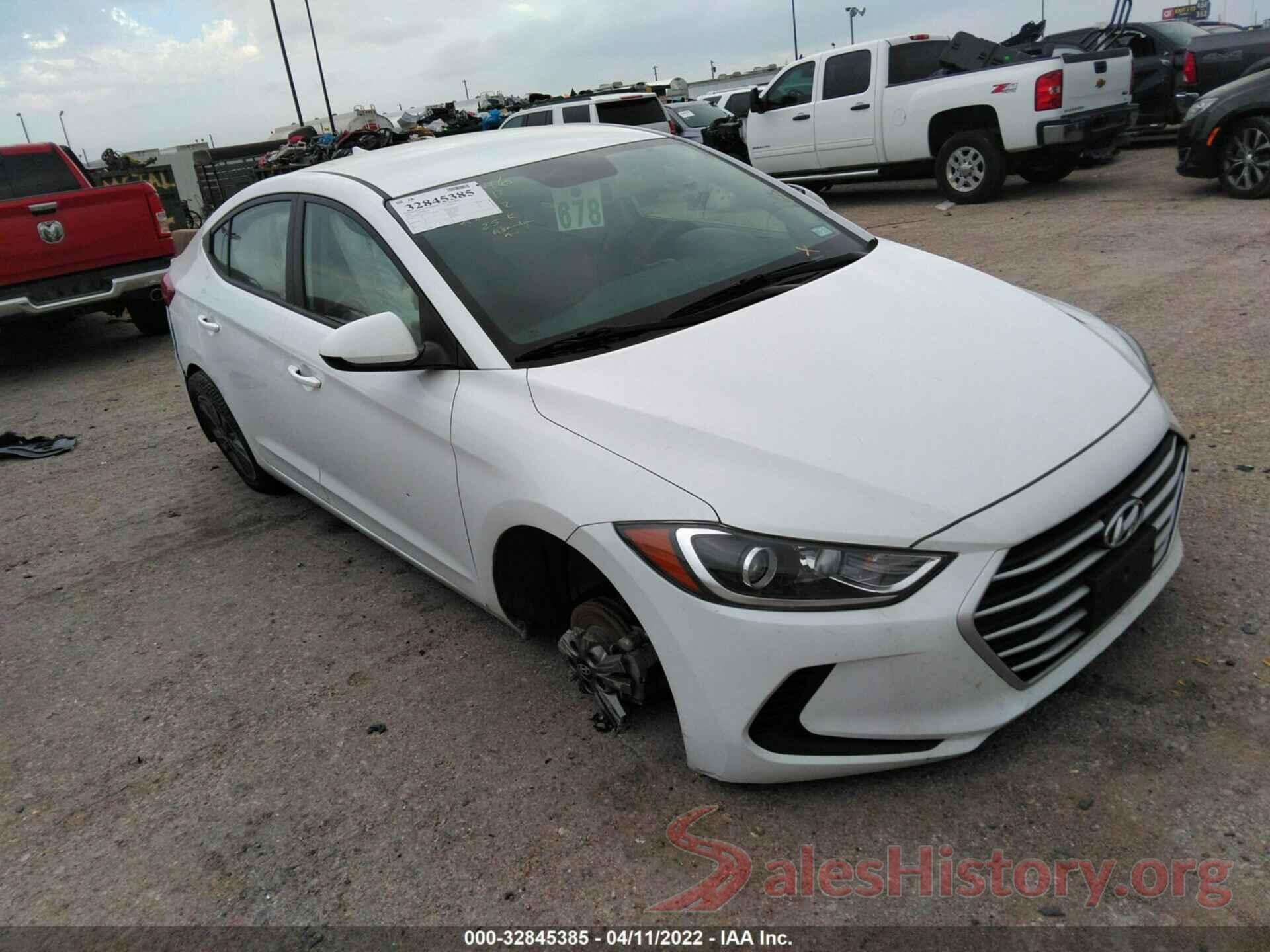 5NPD84LF3JH363642 2018 HYUNDAI ELANTRA