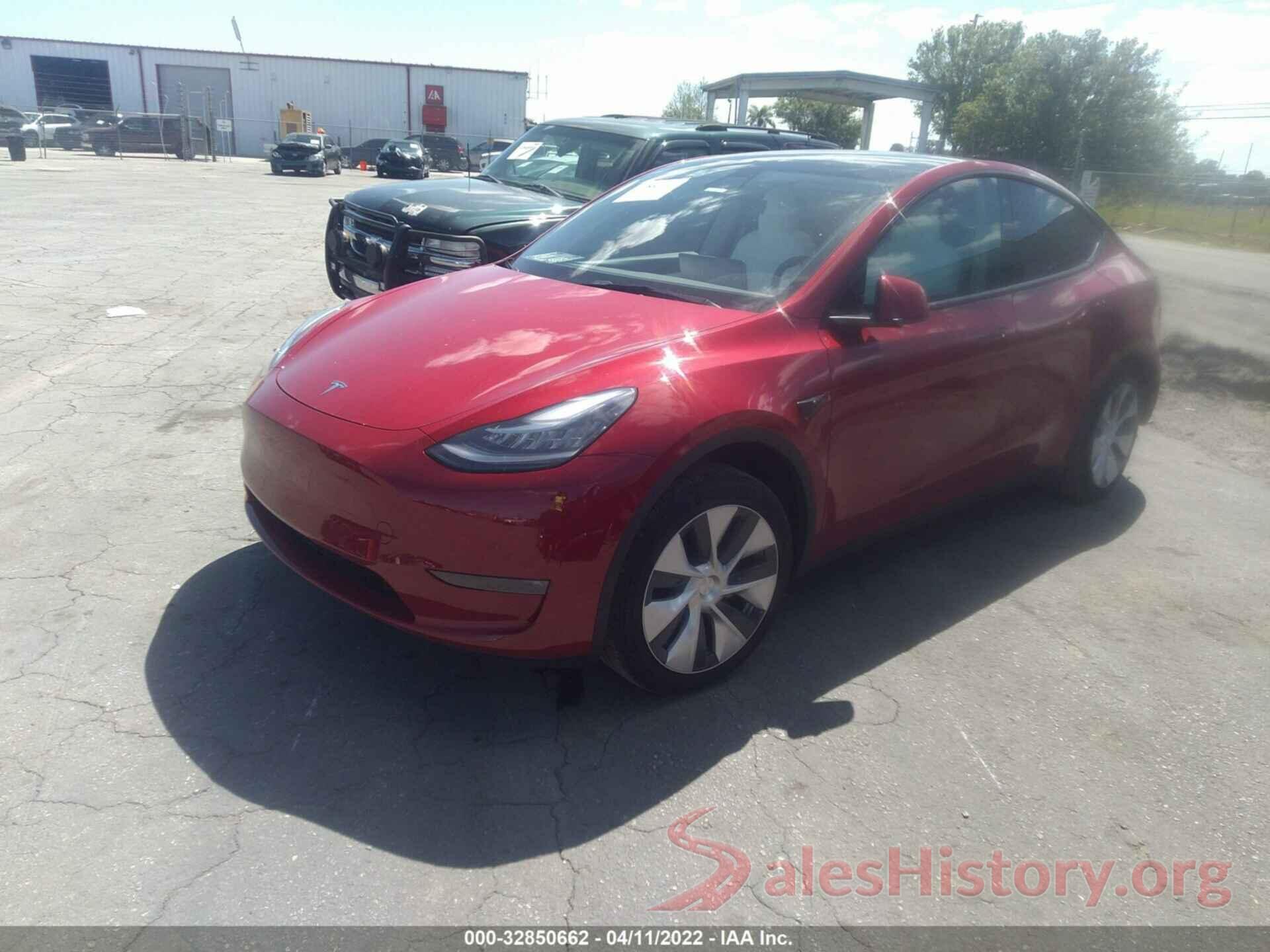 5YJYGDEE1MF186777 2021 TESLA MODEL Y