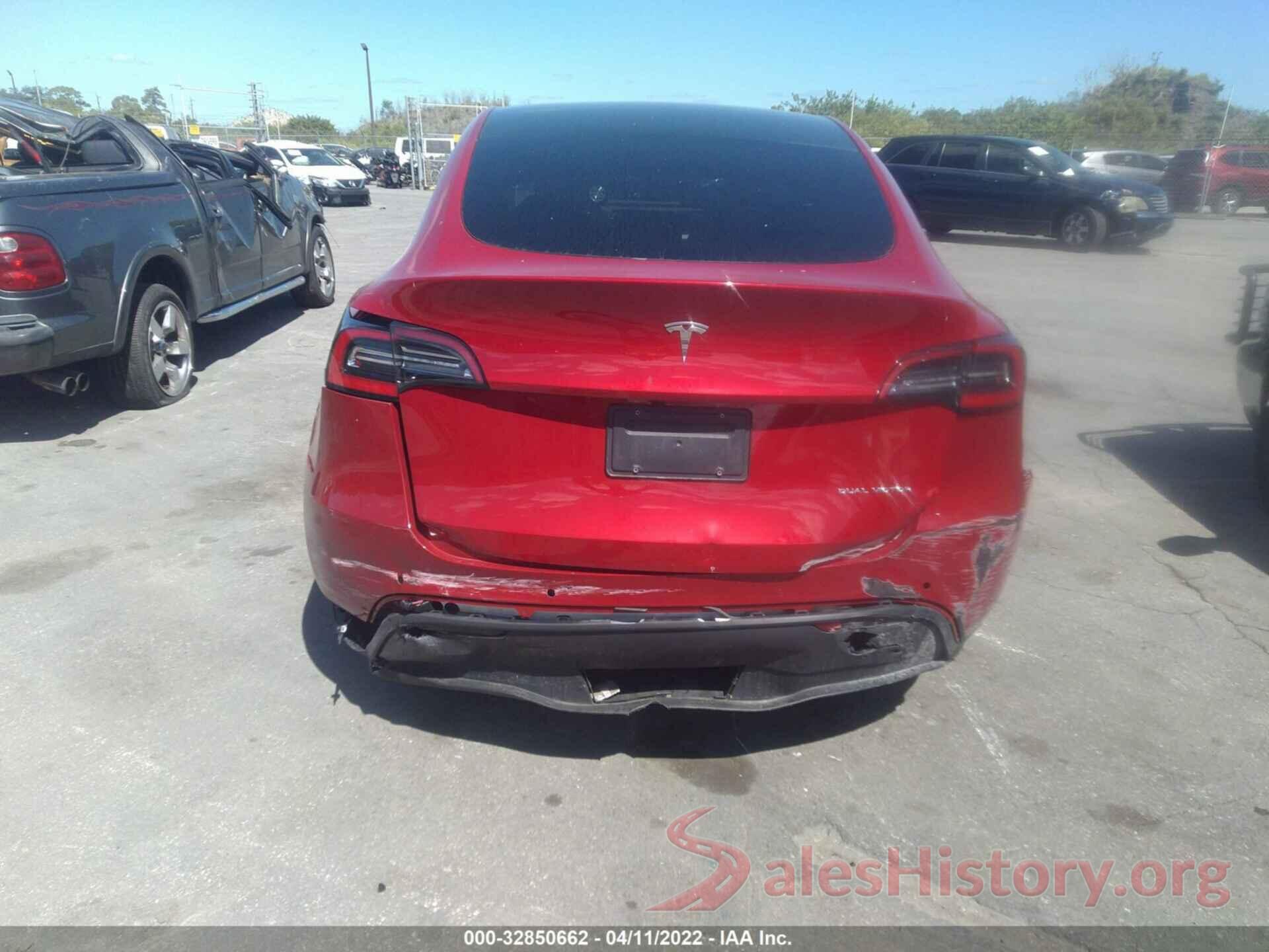 5YJYGDEE1MF186777 2021 TESLA MODEL Y