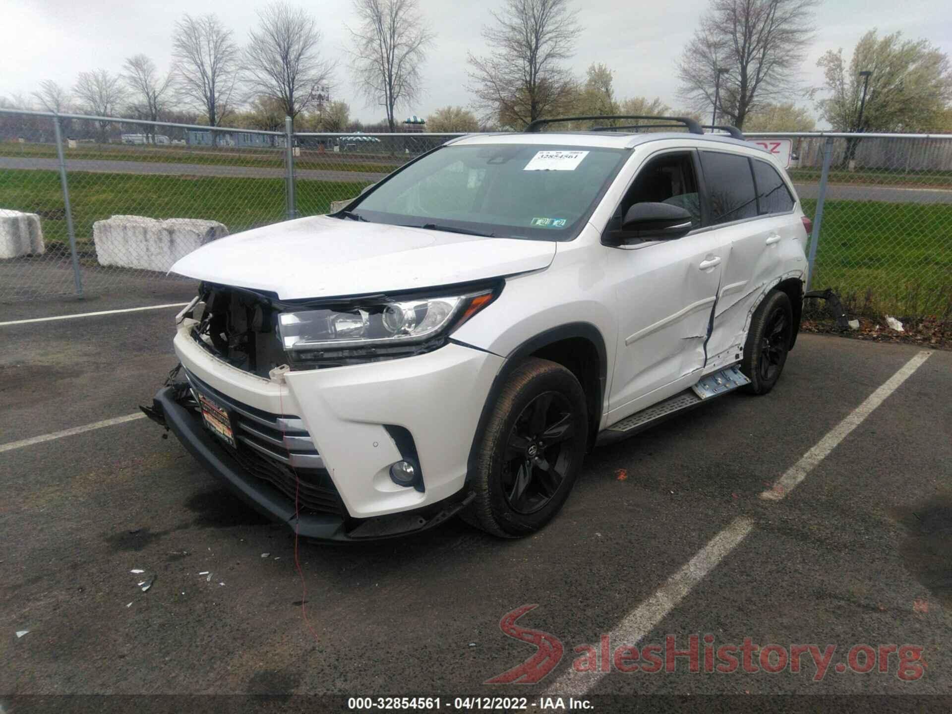 5TDDZRFHXJS811019 2018 TOYOTA HIGHLANDER