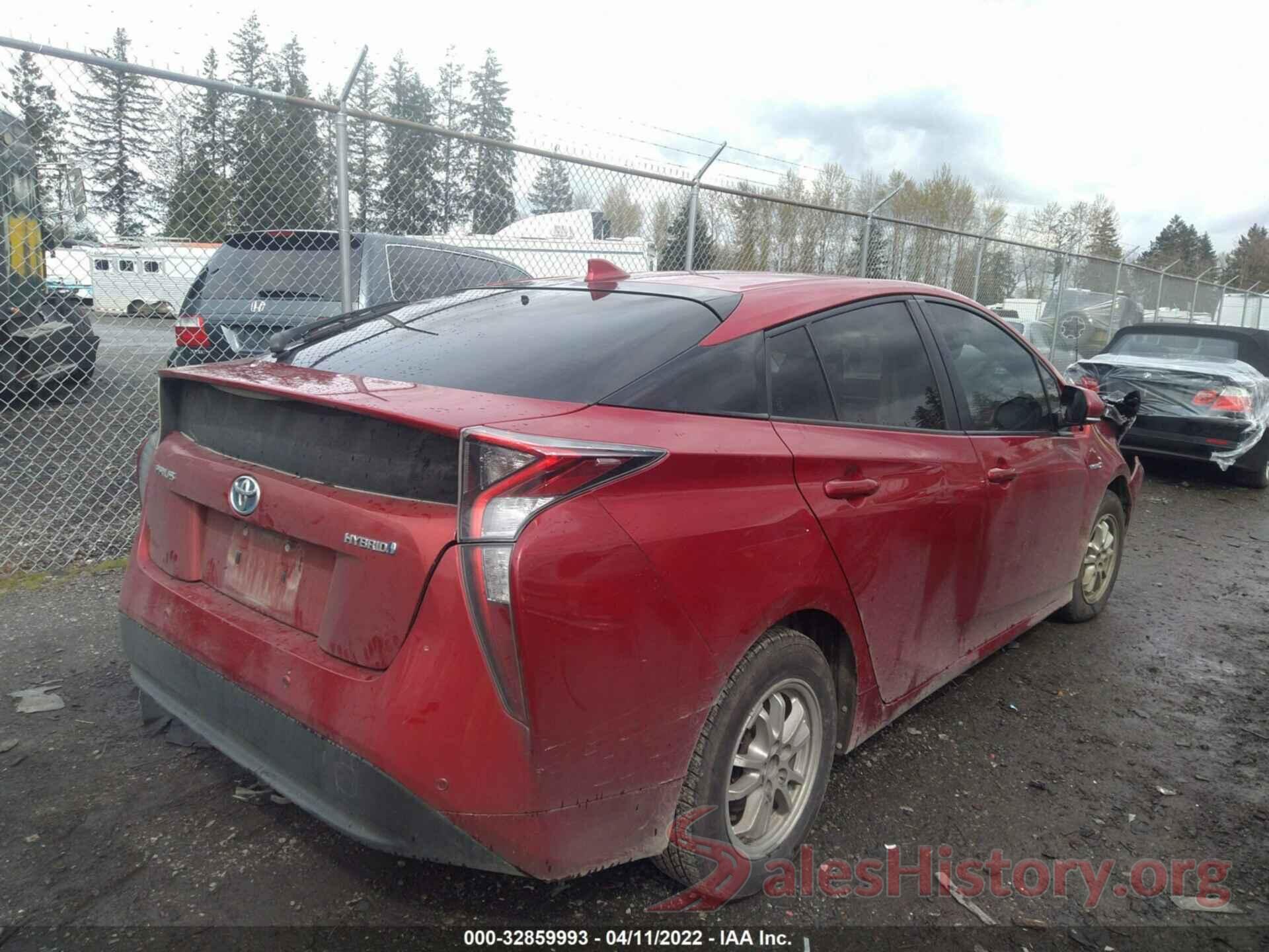 JTDKARFU6H3053252 2017 TOYOTA PRIUS