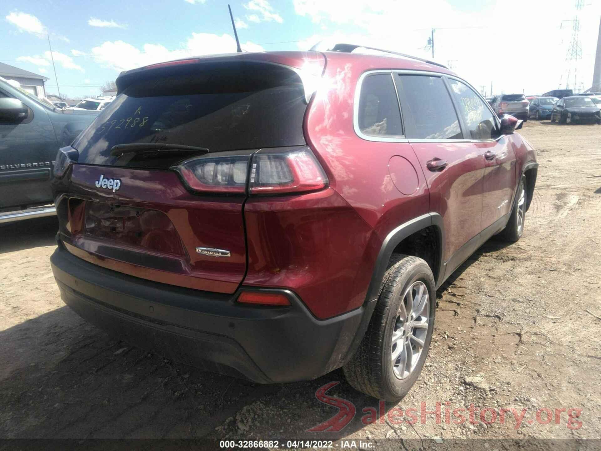 1C4PJLLB9LD592988 2020 JEEP CHEROKEE