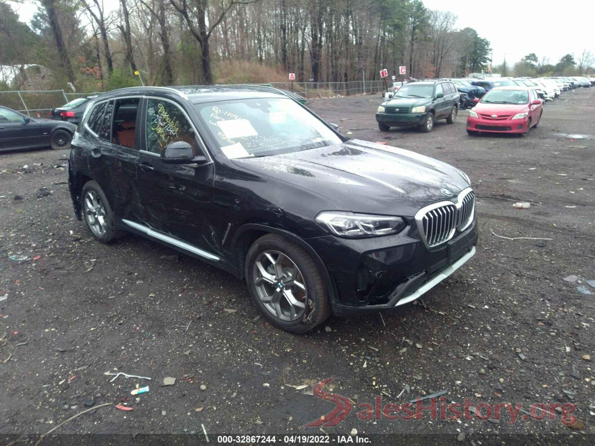 5UX53DP00N9L21869 2022 BMW X3