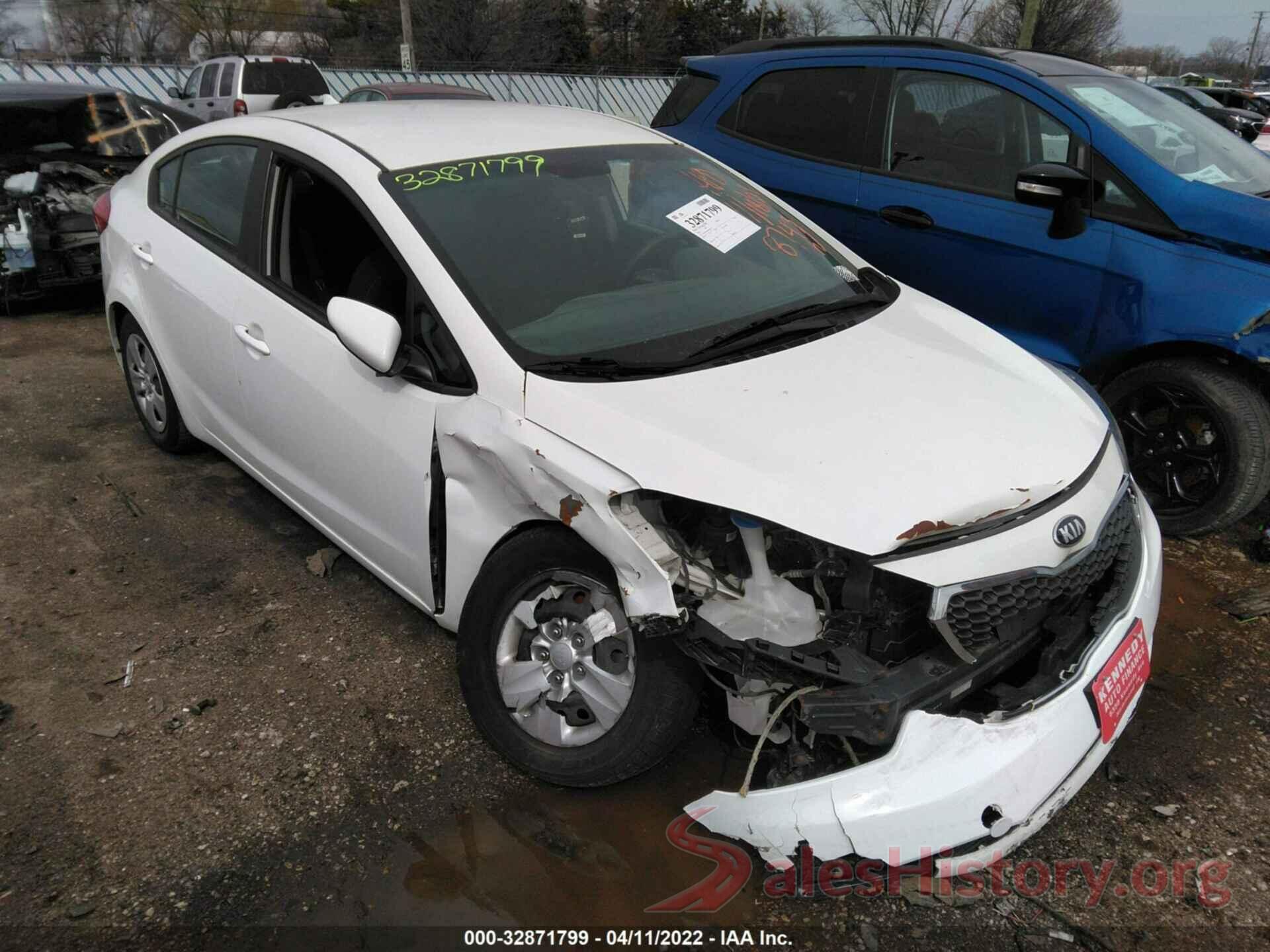 KNAFK4A68G5620538 2016 KIA FORTE