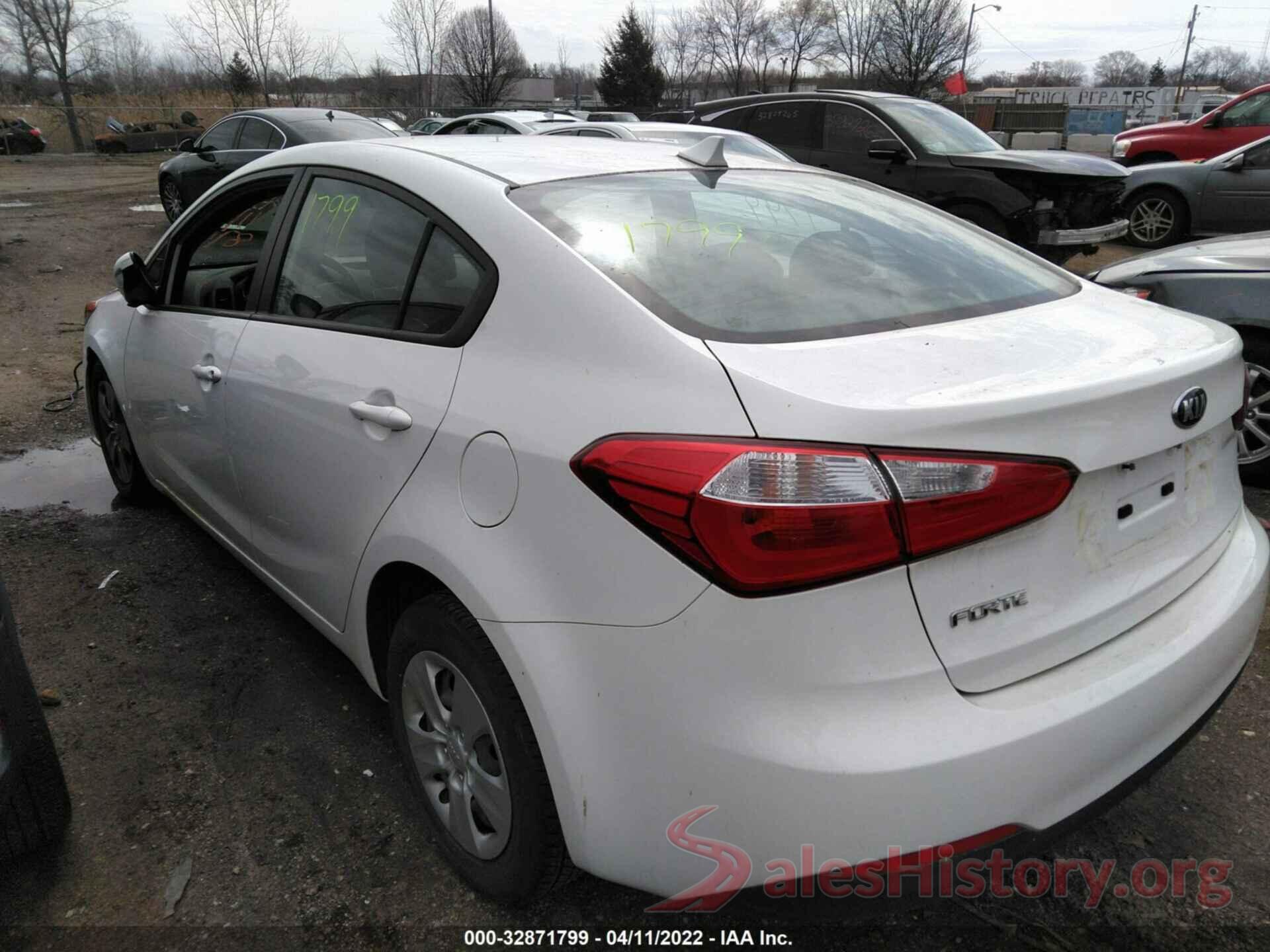 KNAFK4A68G5620538 2016 KIA FORTE