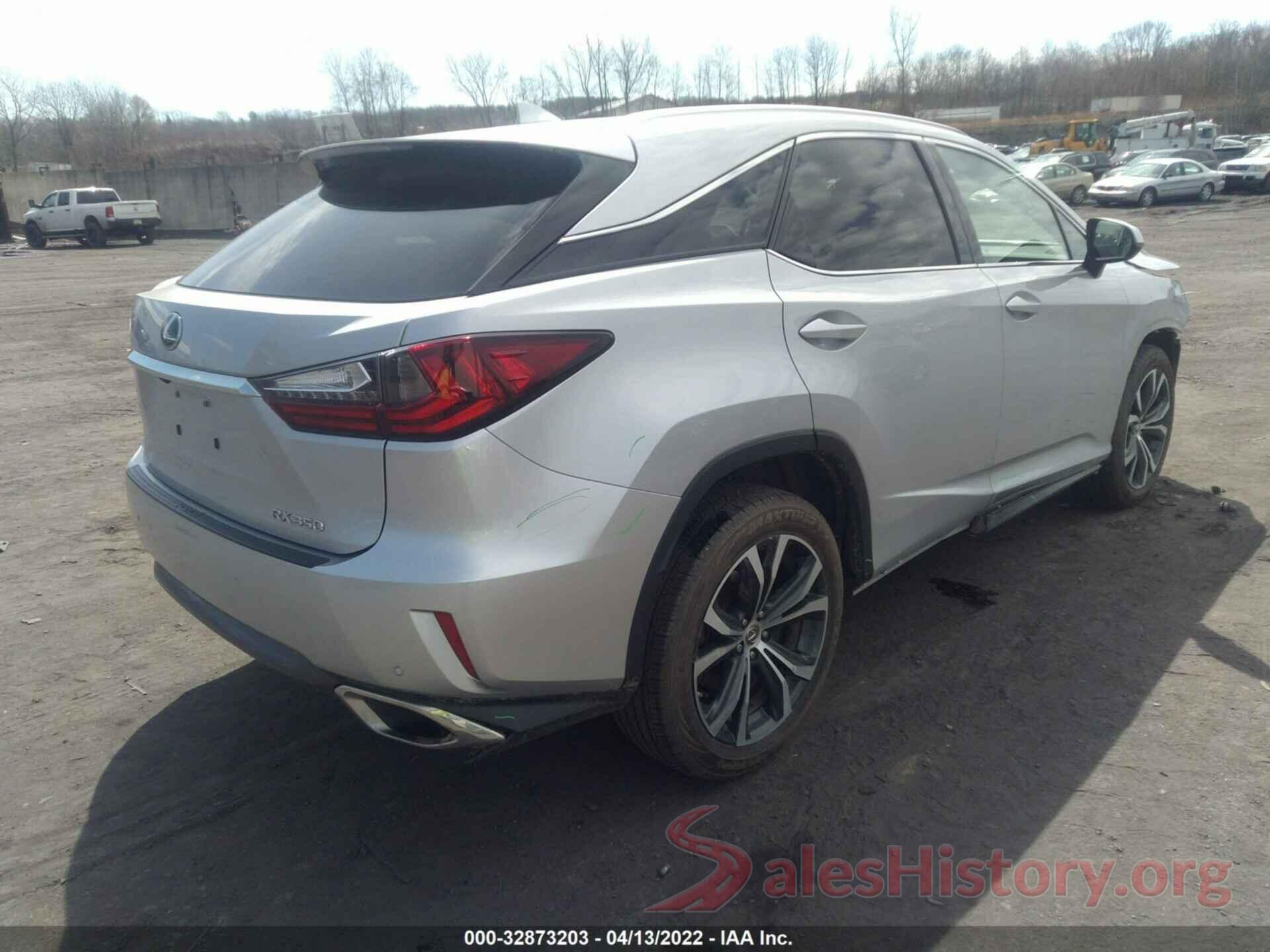 2T2BZMCA4HC076358 2017 LEXUS RX