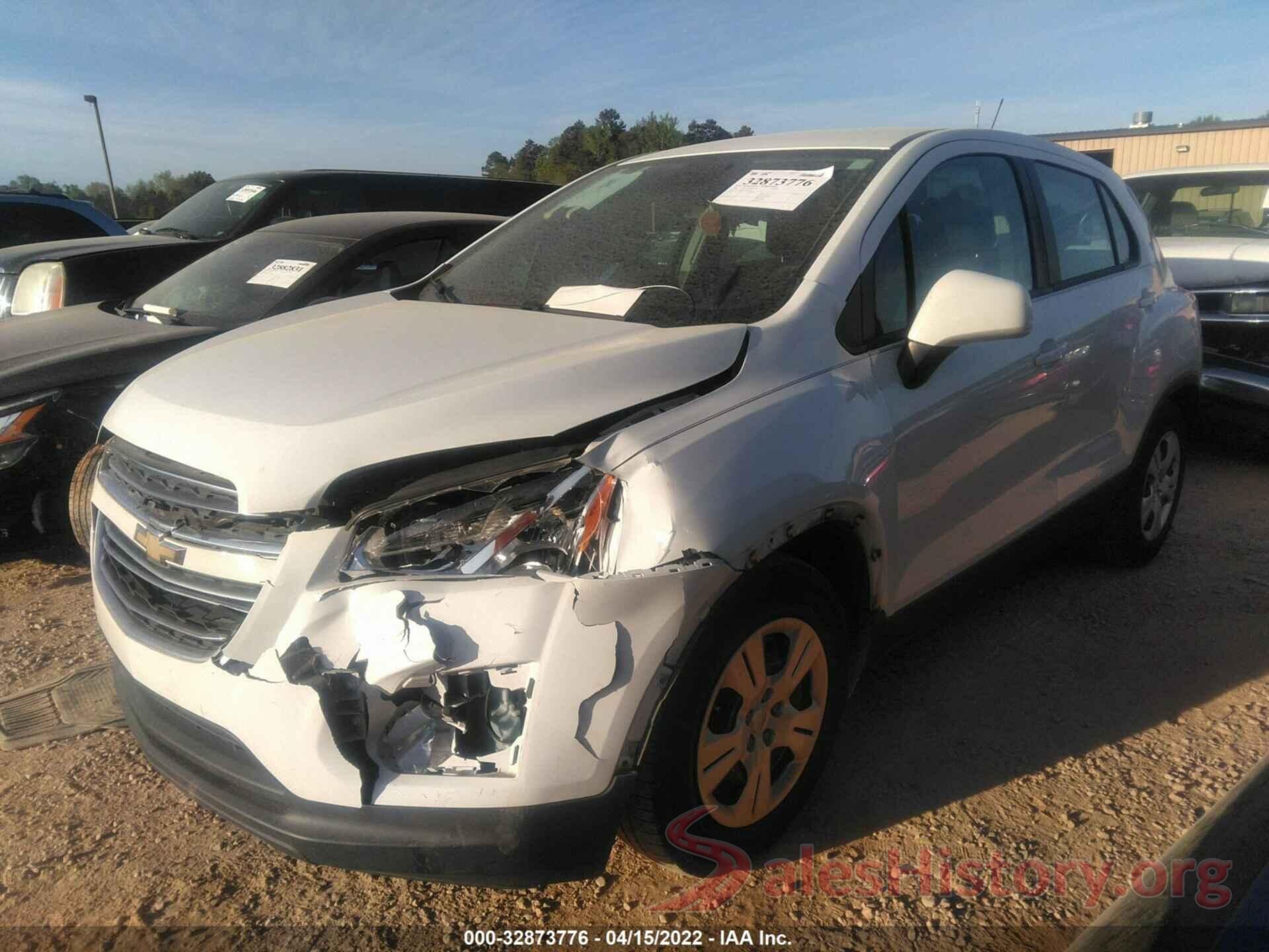 KL7CJKSB2GB754422 2016 CHEVROLET TRAX