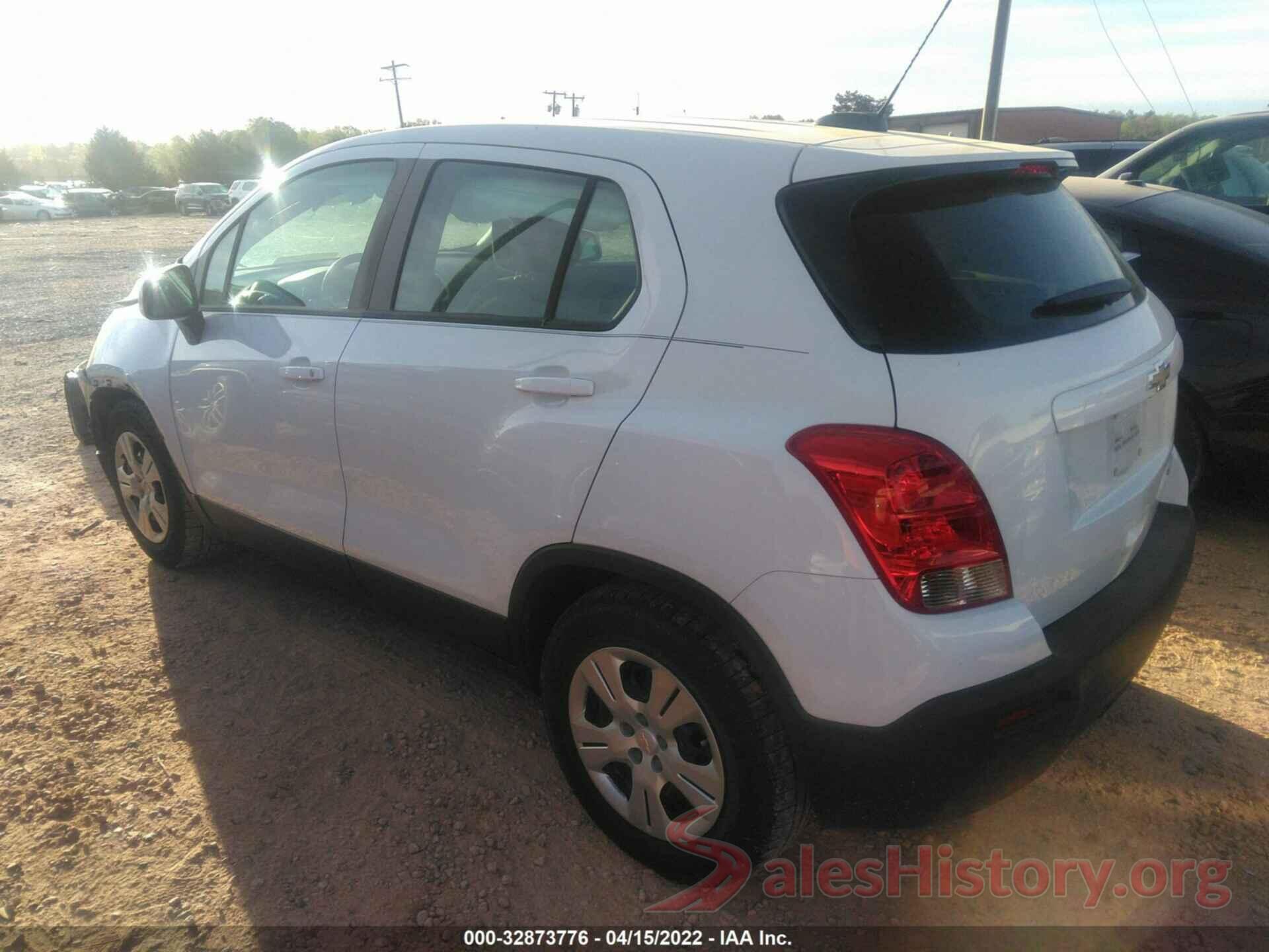 KL7CJKSB2GB754422 2016 CHEVROLET TRAX