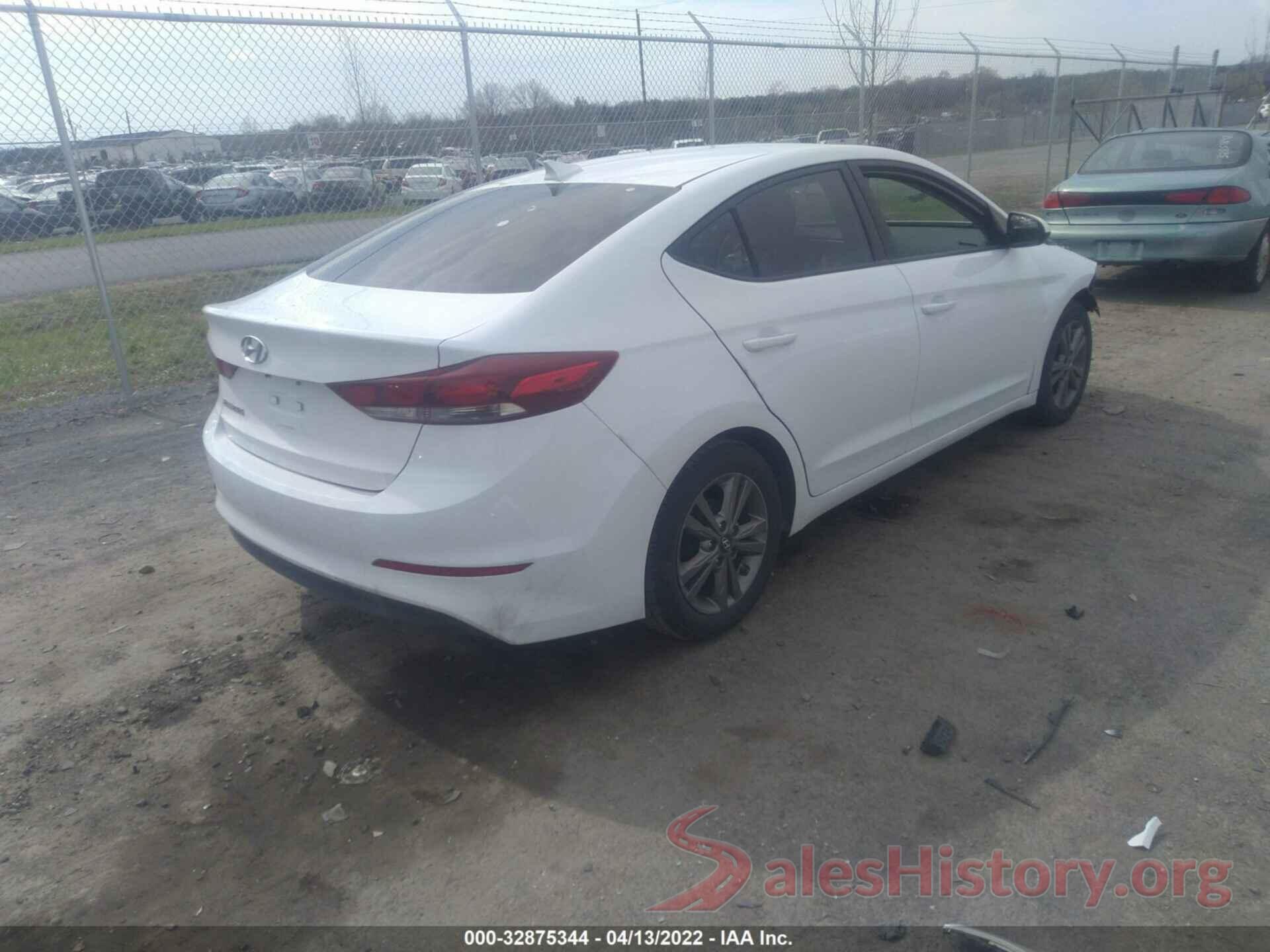 5NPD84LF1HH134371 2017 HYUNDAI ELANTRA