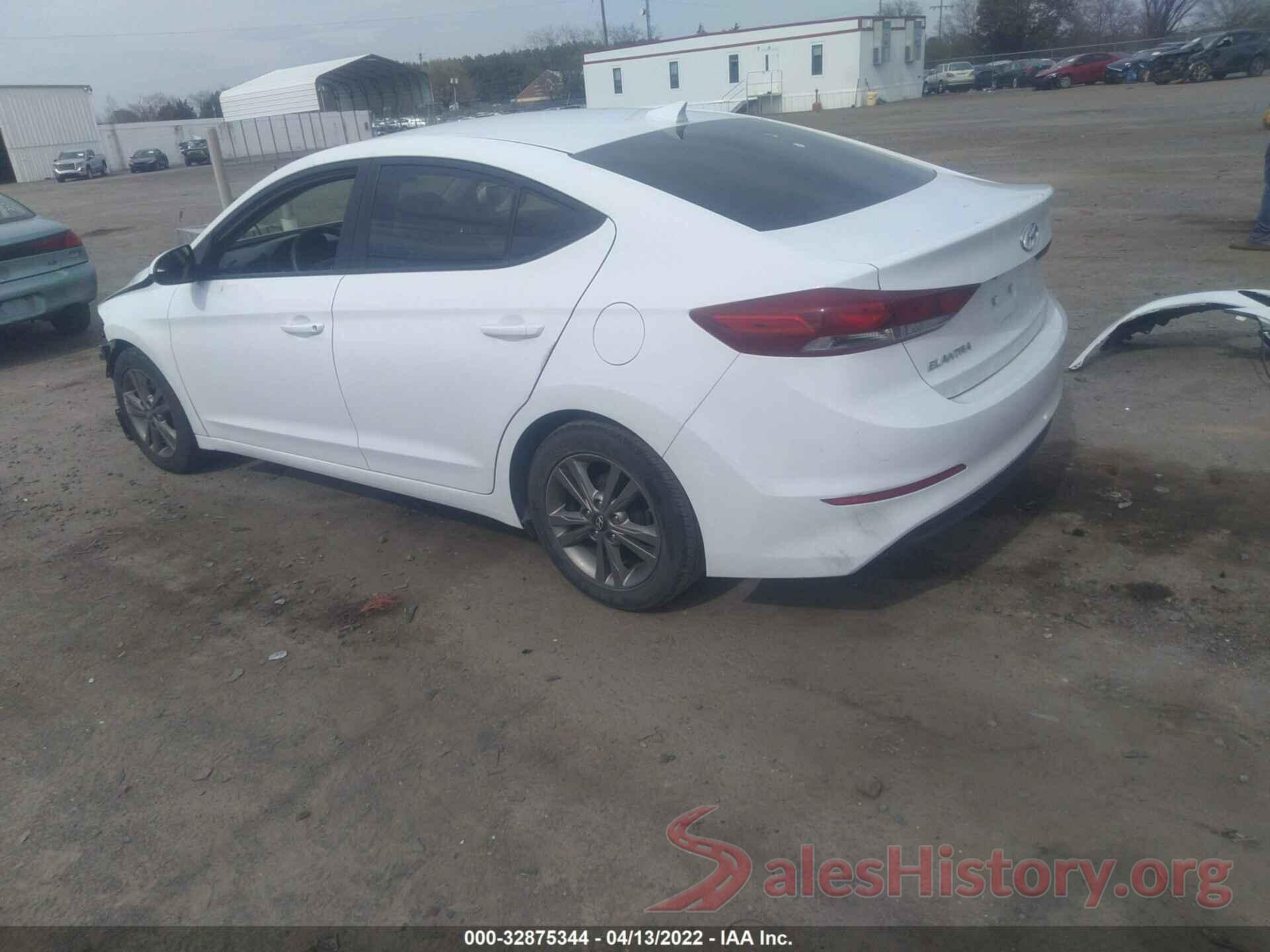 5NPD84LF1HH134371 2017 HYUNDAI ELANTRA