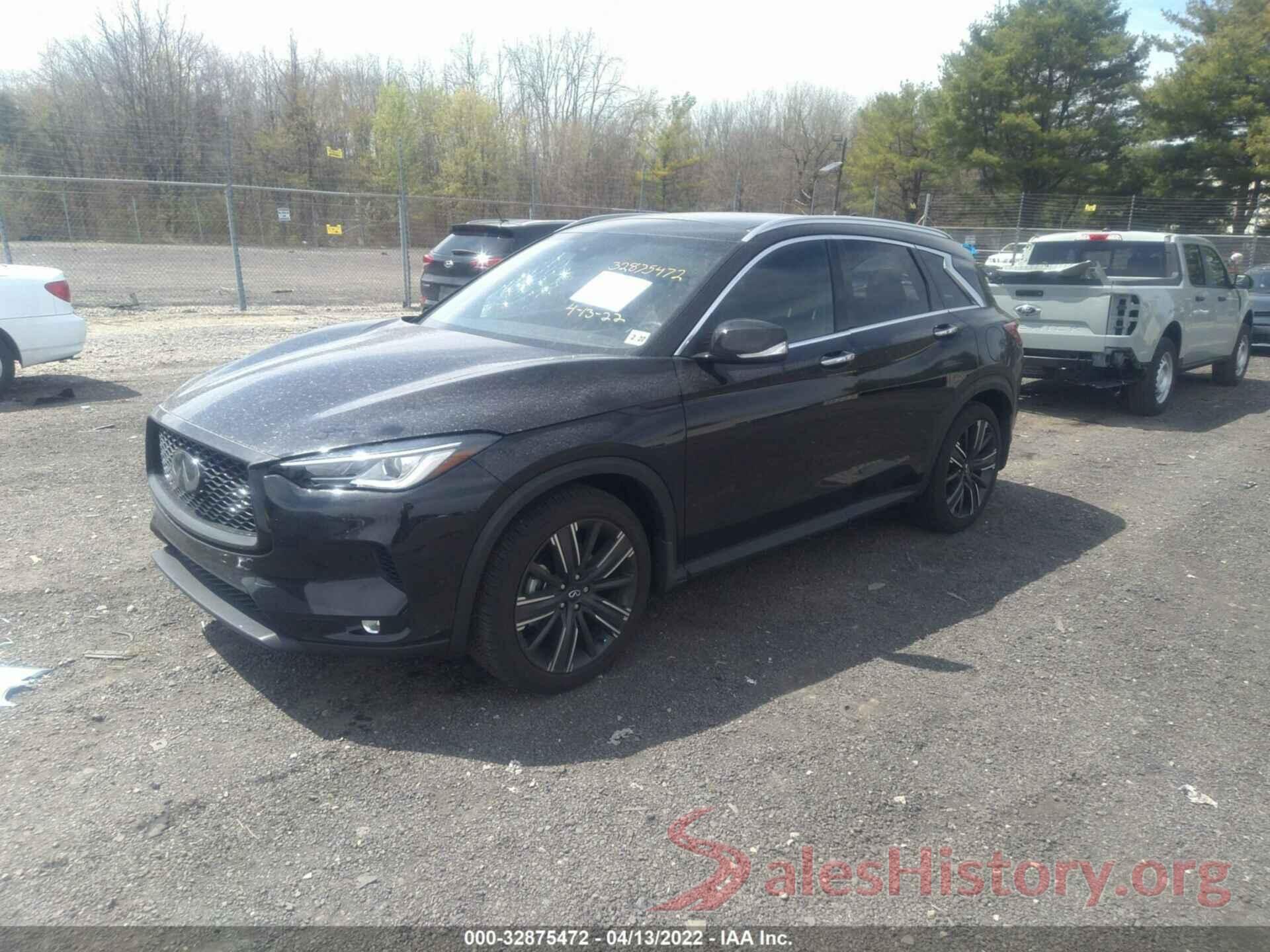 3PCAJ5BB5NF110077 2022 INFINITI QX50