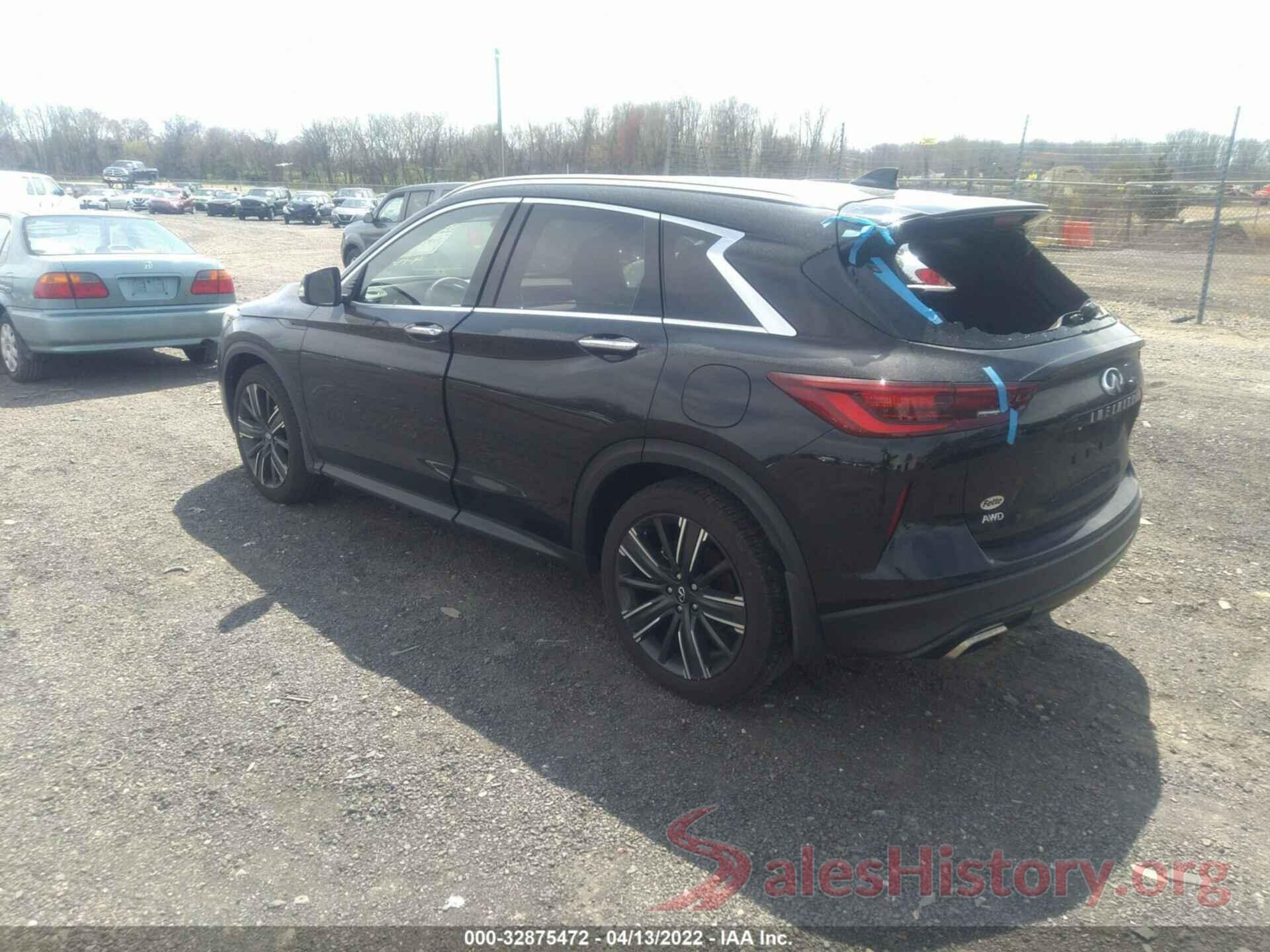 3PCAJ5BB5NF110077 2022 INFINITI QX50