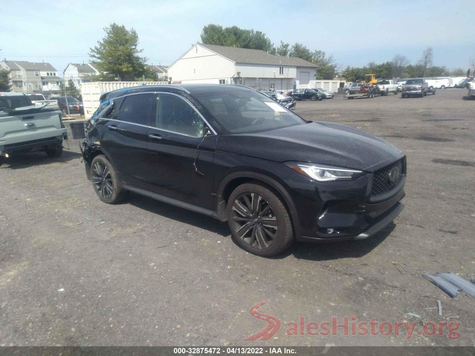 3PCAJ5BB5NF110077 2022 INFINITI QX50