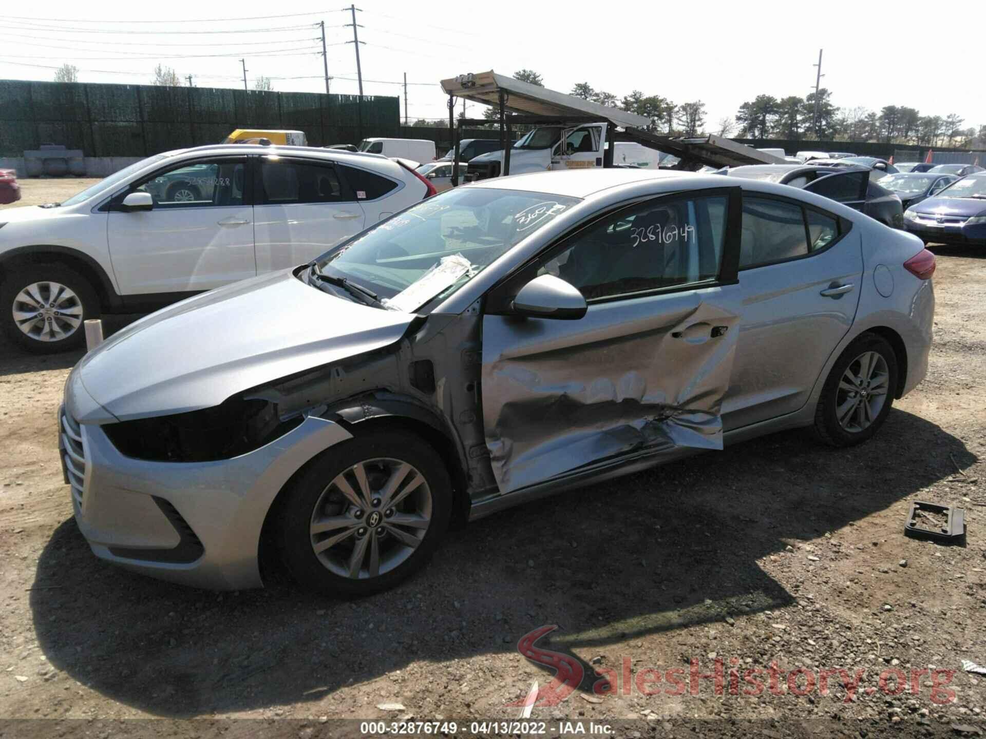 5NPD84LF4HH020736 2017 HYUNDAI ELANTRA