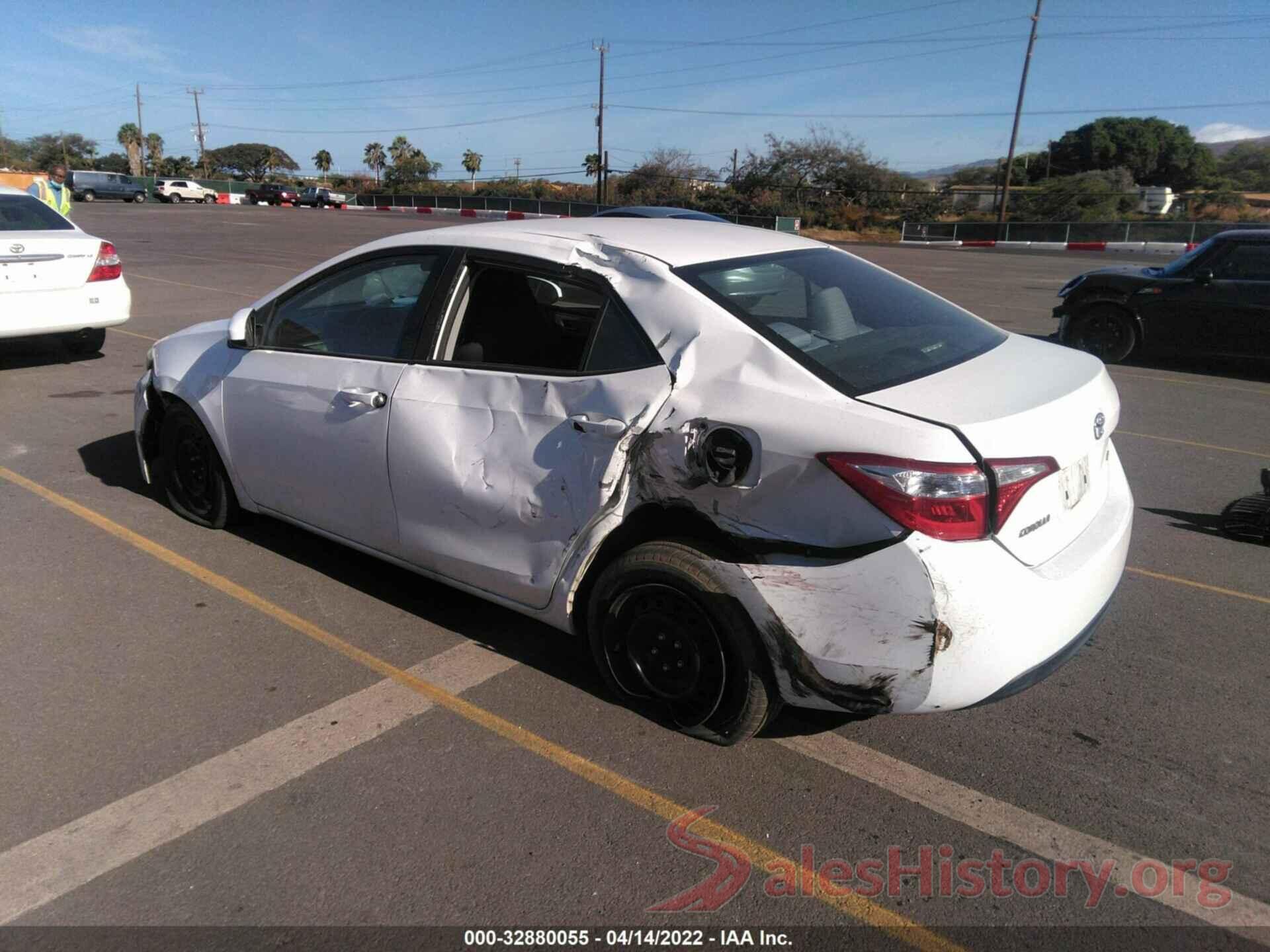 5YFBURHE0GP513038 2016 TOYOTA COROLLA