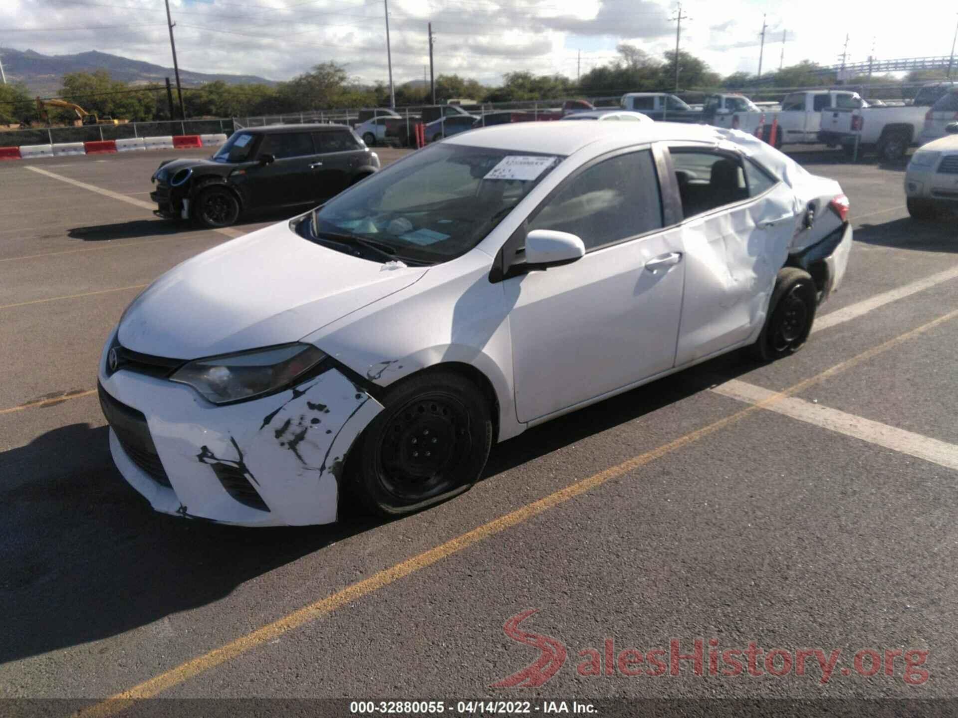 5YFBURHE0GP513038 2016 TOYOTA COROLLA