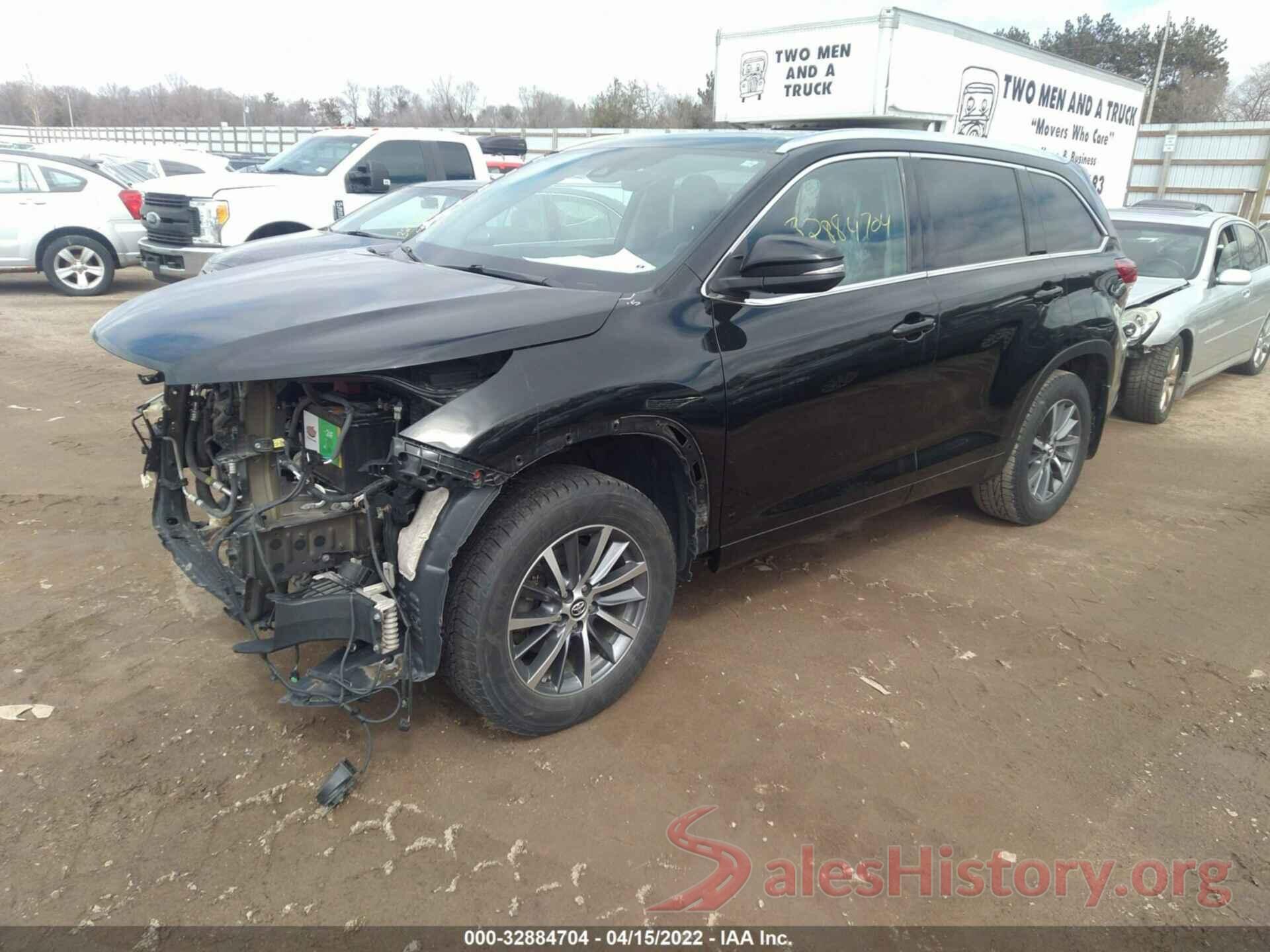 5TDJZRFH7HS397291 2017 TOYOTA HIGHLANDER