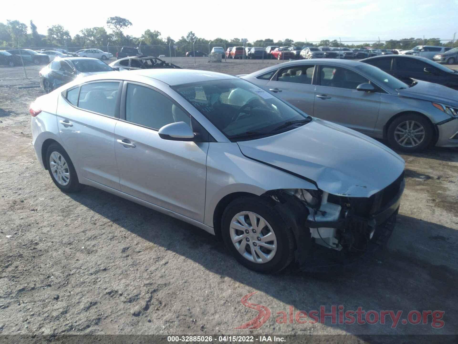 5NPD74LF9HH165001 2017 HYUNDAI ELANTRA