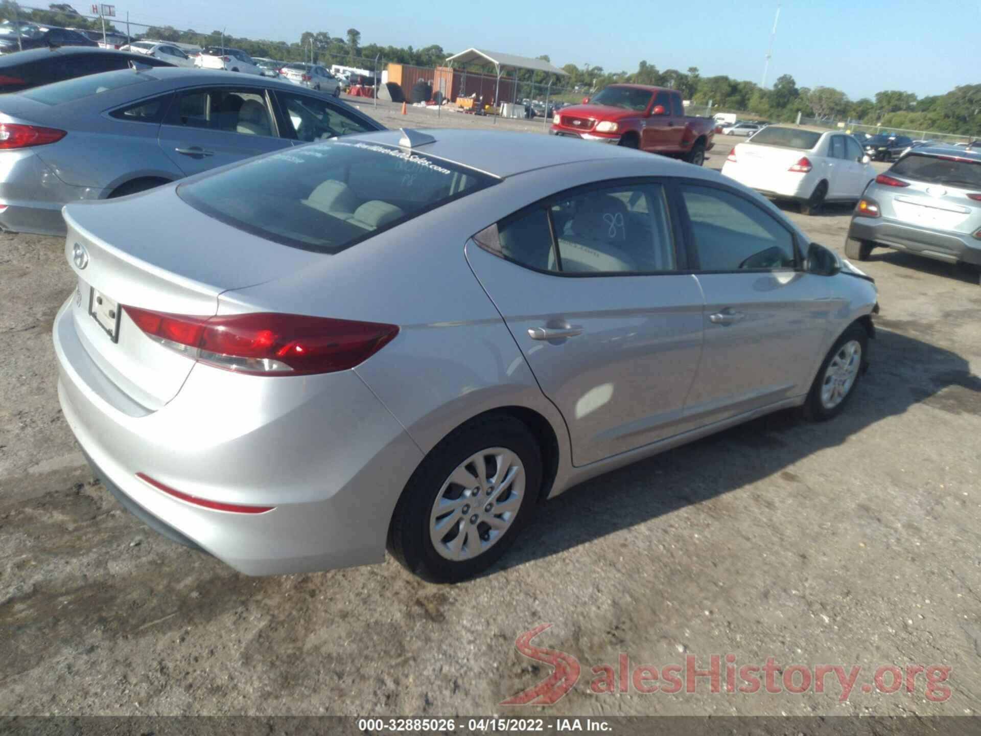 5NPD74LF9HH165001 2017 HYUNDAI ELANTRA