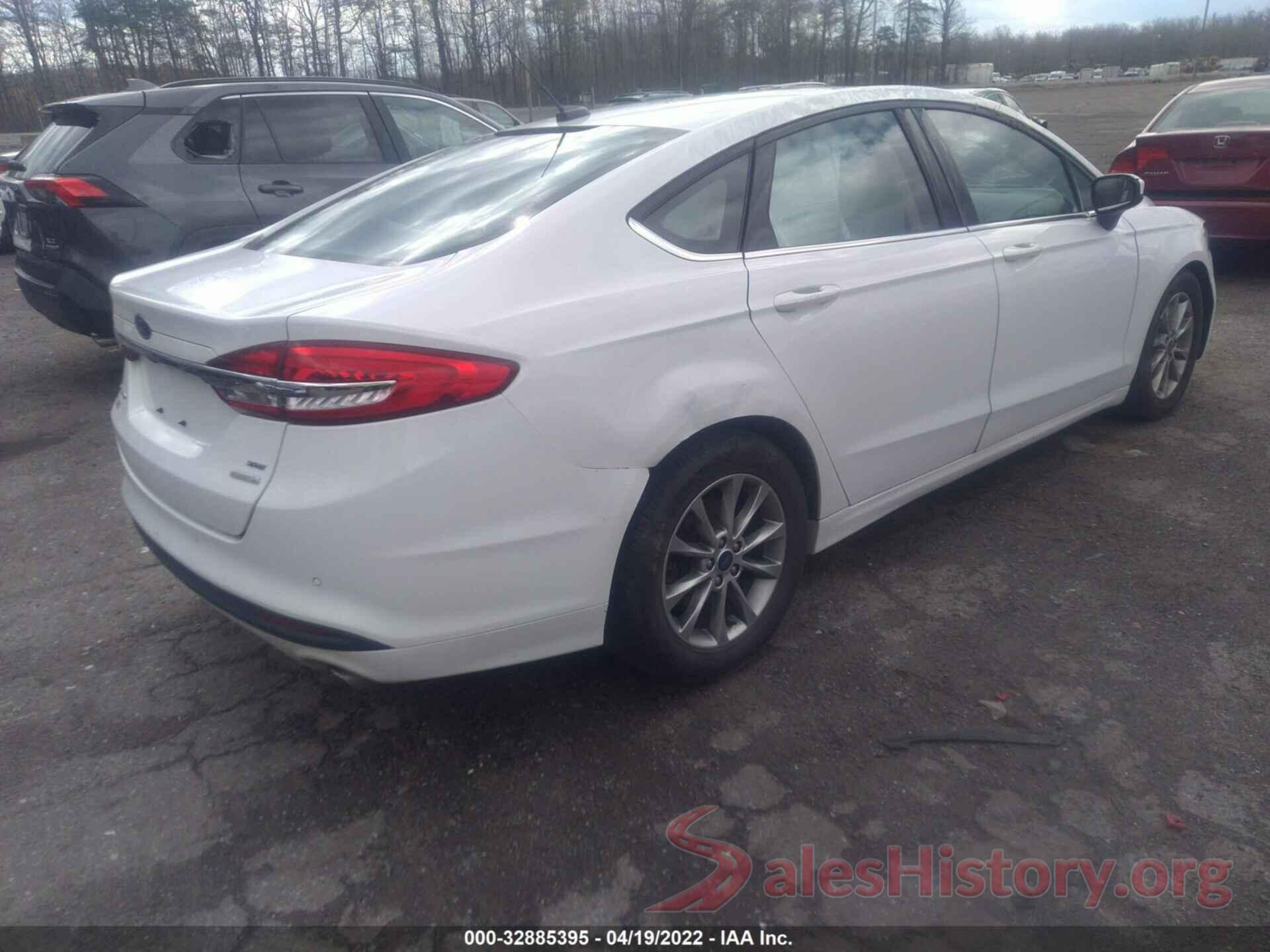 3FA6P0HD2HR123412 2017 FORD FUSION