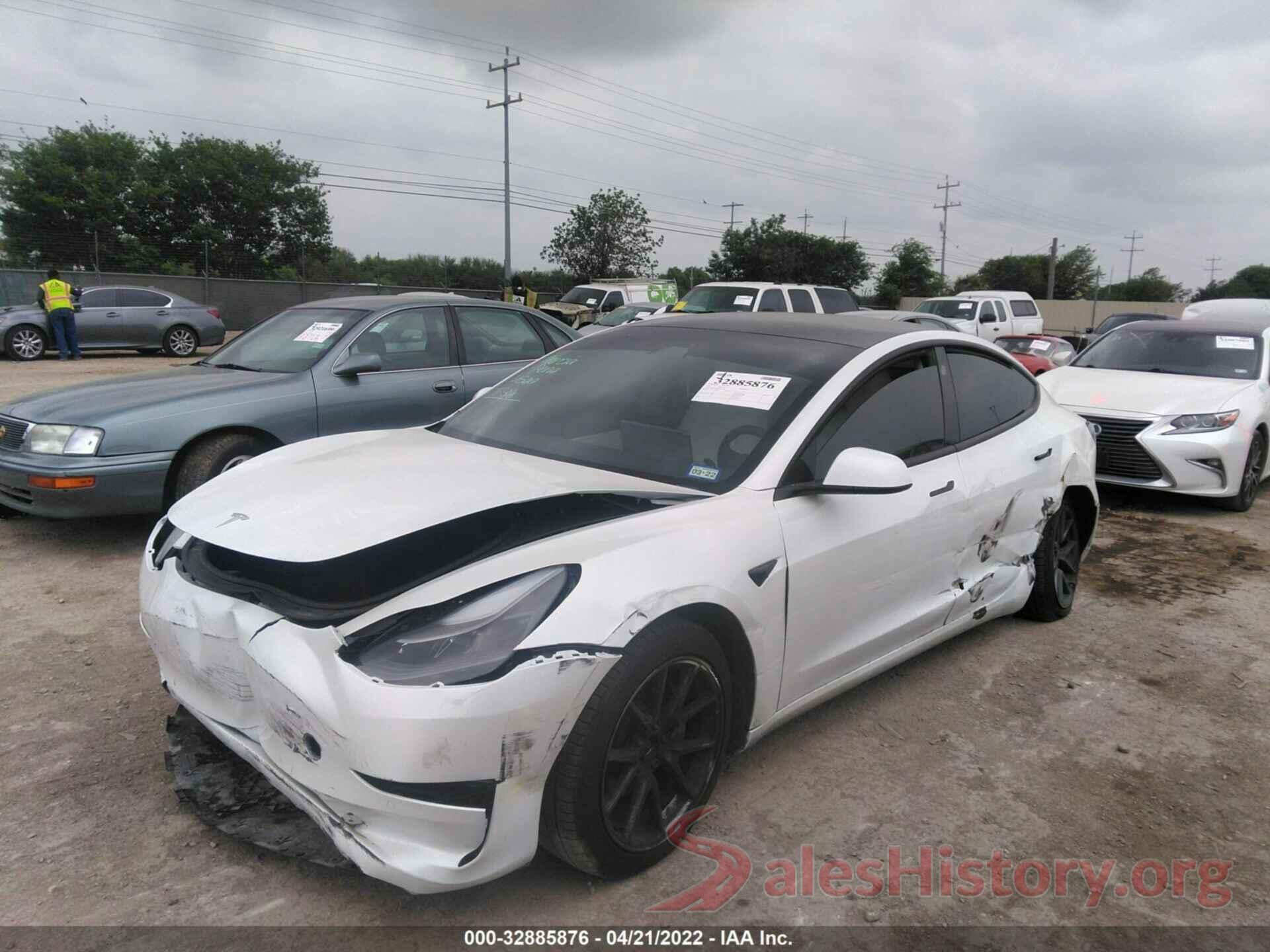 5YJ3E1EB4MF925113 2021 TESLA MODEL 3