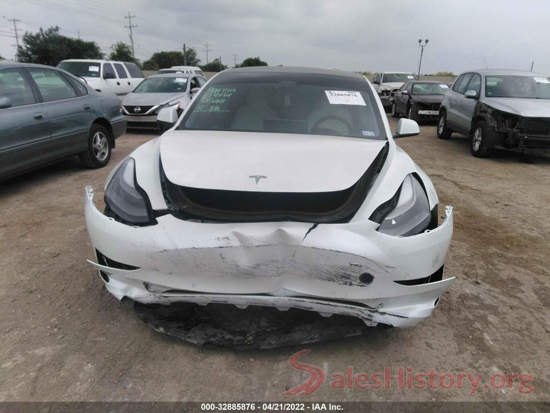 5YJ3E1EB4MF925113 2021 TESLA MODEL 3