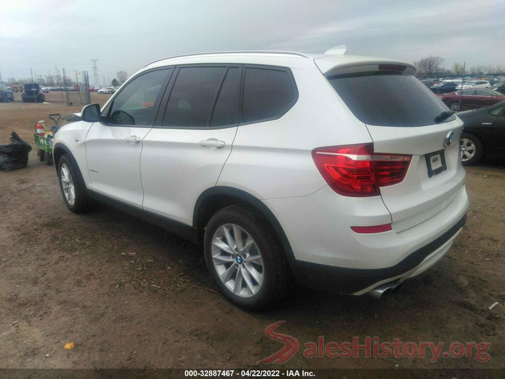 5UXWX9C57G0D88339 2016 BMW X3