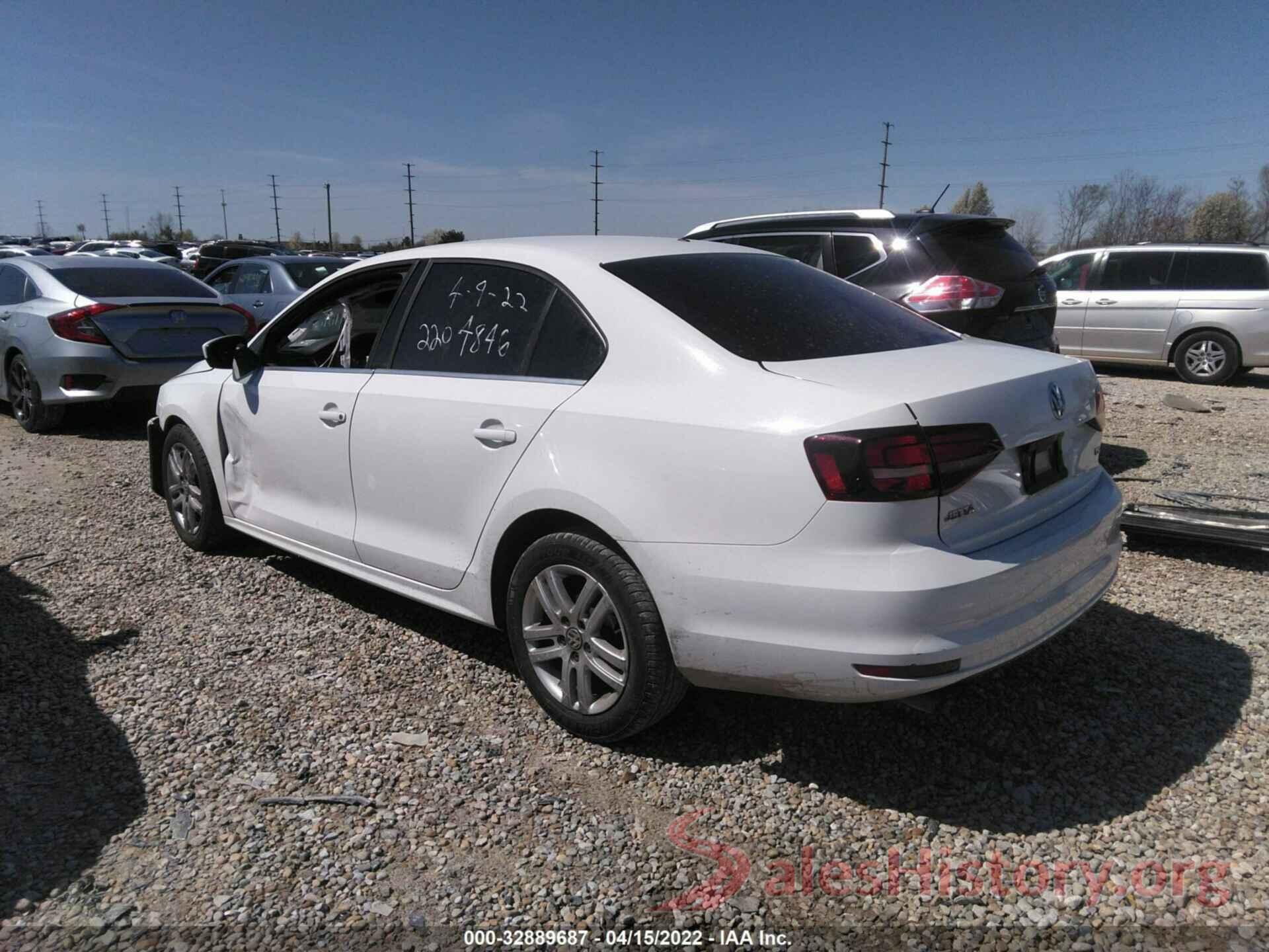 3VW2B7AJ0HM324493 2017 VOLKSWAGEN JETTA