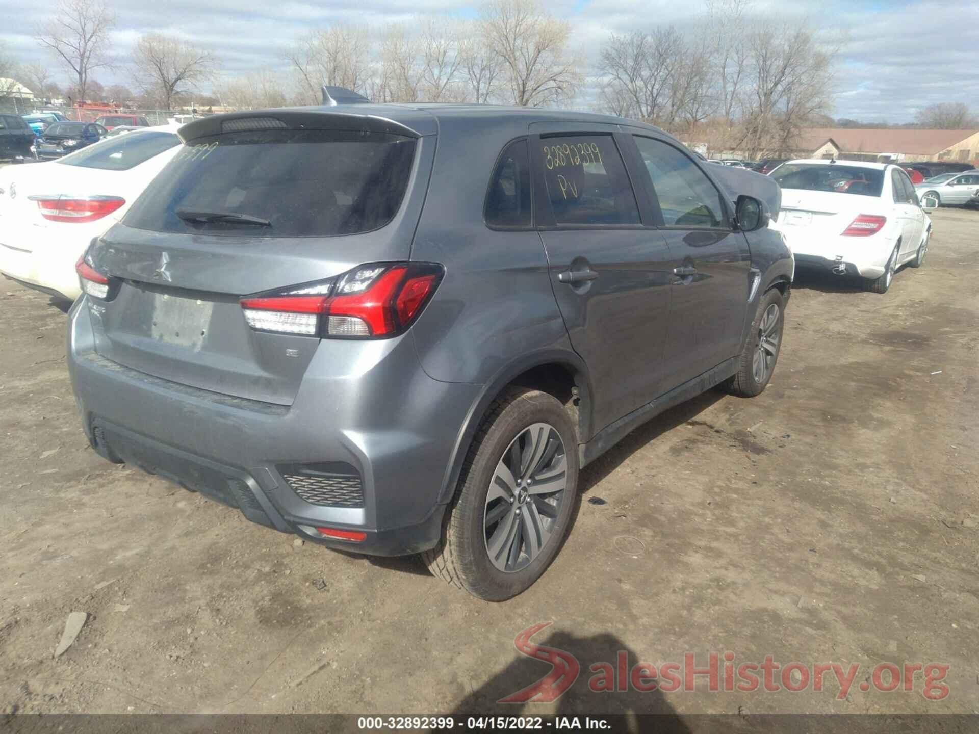 JA4AP4AU0LU026565 2020 MITSUBISHI OUTLANDER SPORT