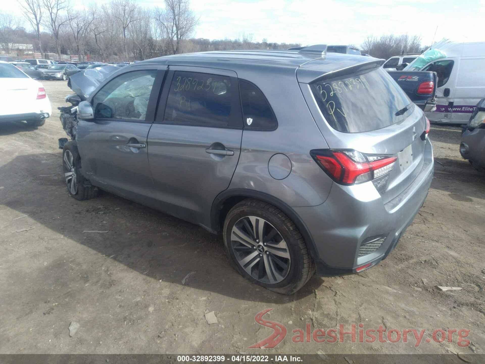 JA4AP4AU0LU026565 2020 MITSUBISHI OUTLANDER SPORT