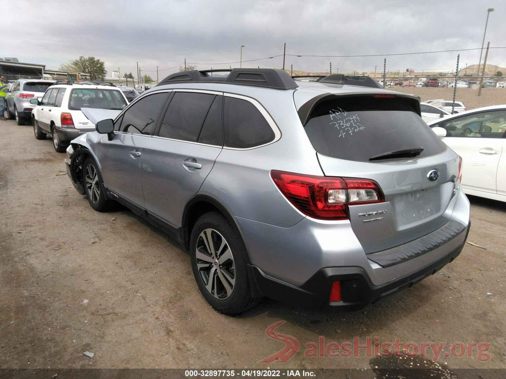 4S4BSANCXK3352849 2019 SUBARU OUTBACK