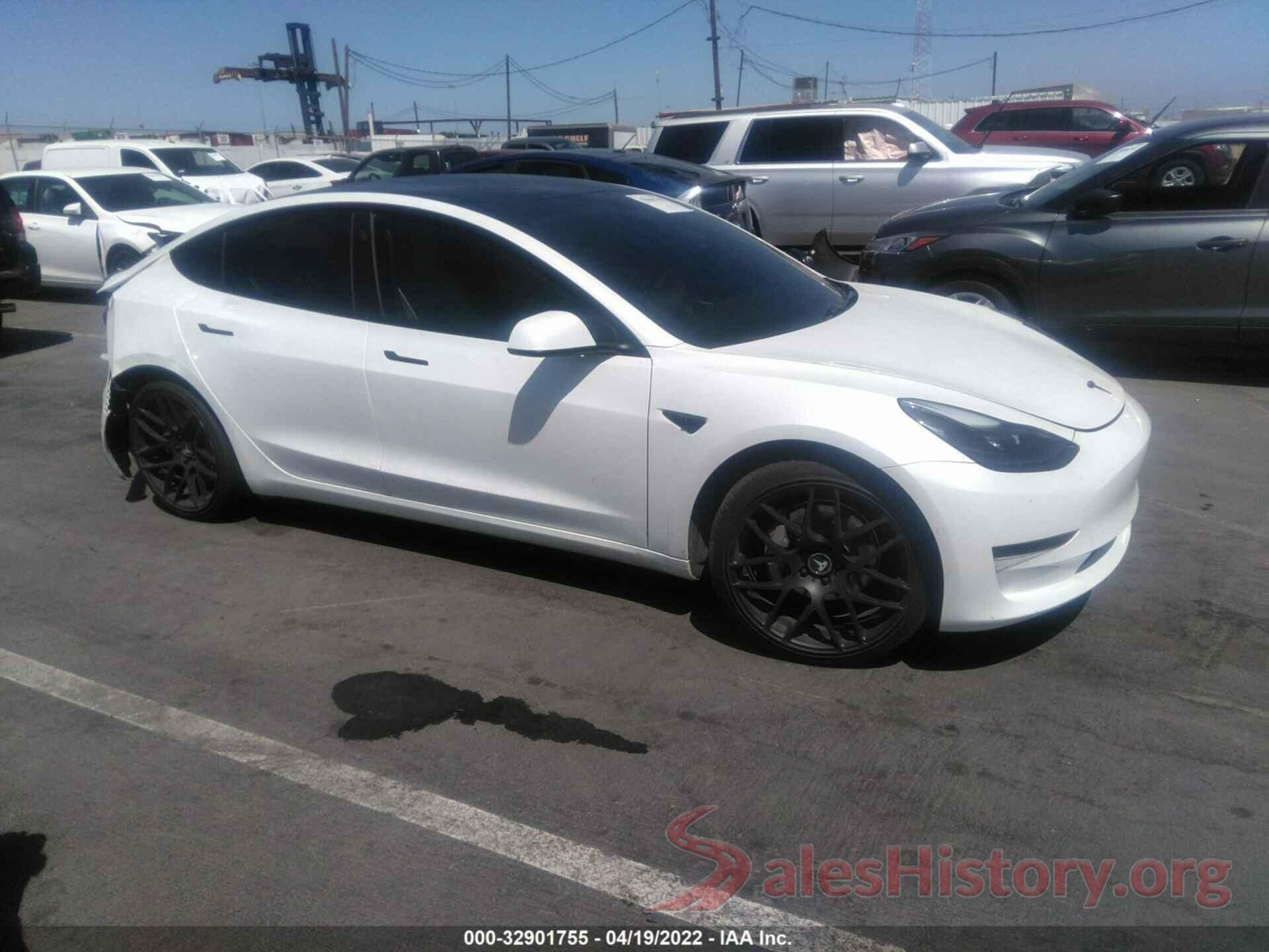 5YJ3E1EA3MF870760 2021 TESLA MODEL 3