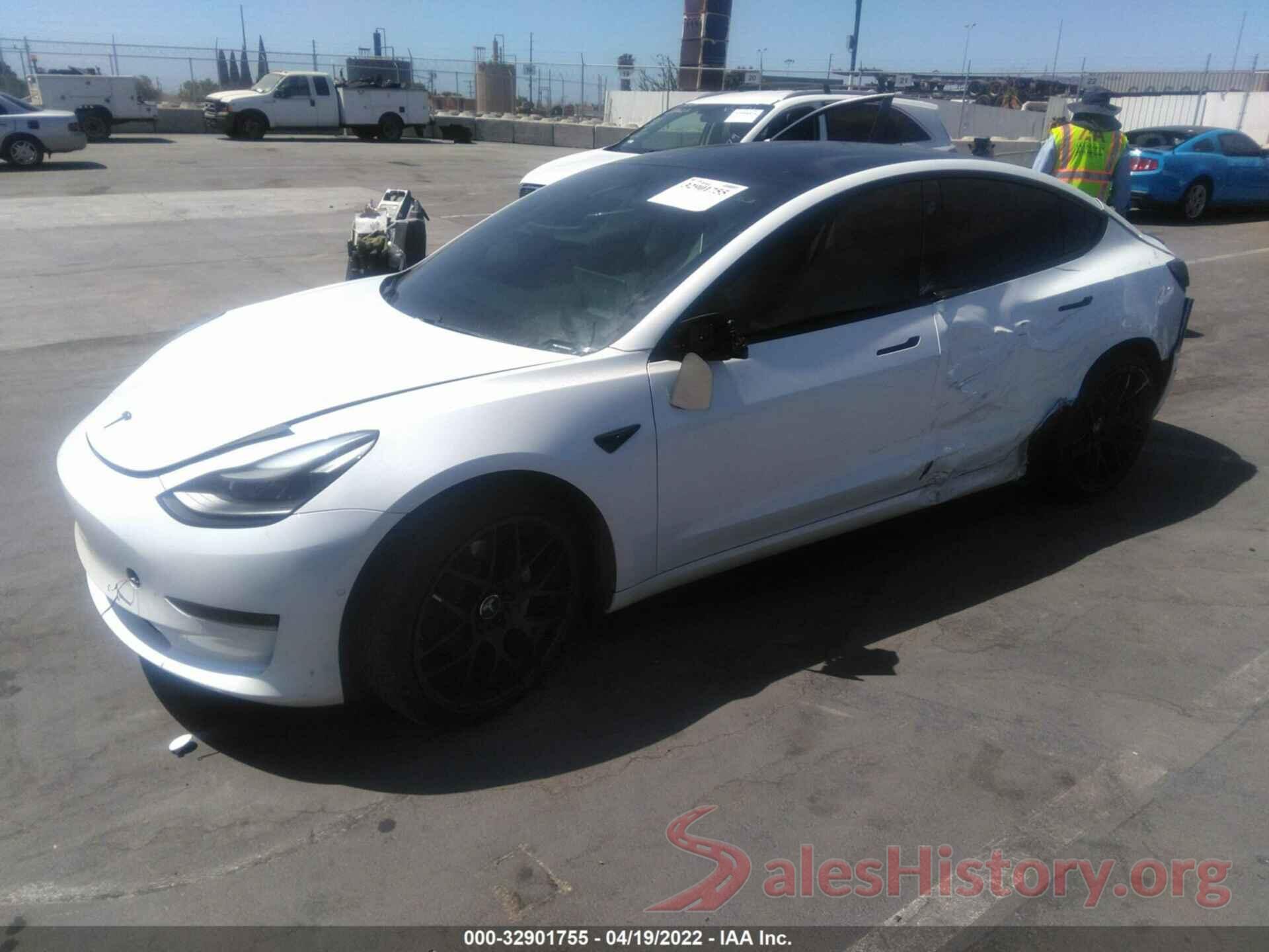 5YJ3E1EA3MF870760 2021 TESLA MODEL 3