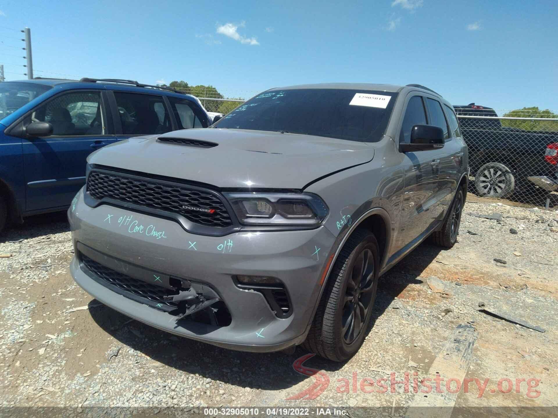 1C4RDJDG6MC634376 2021 DODGE DURANGO