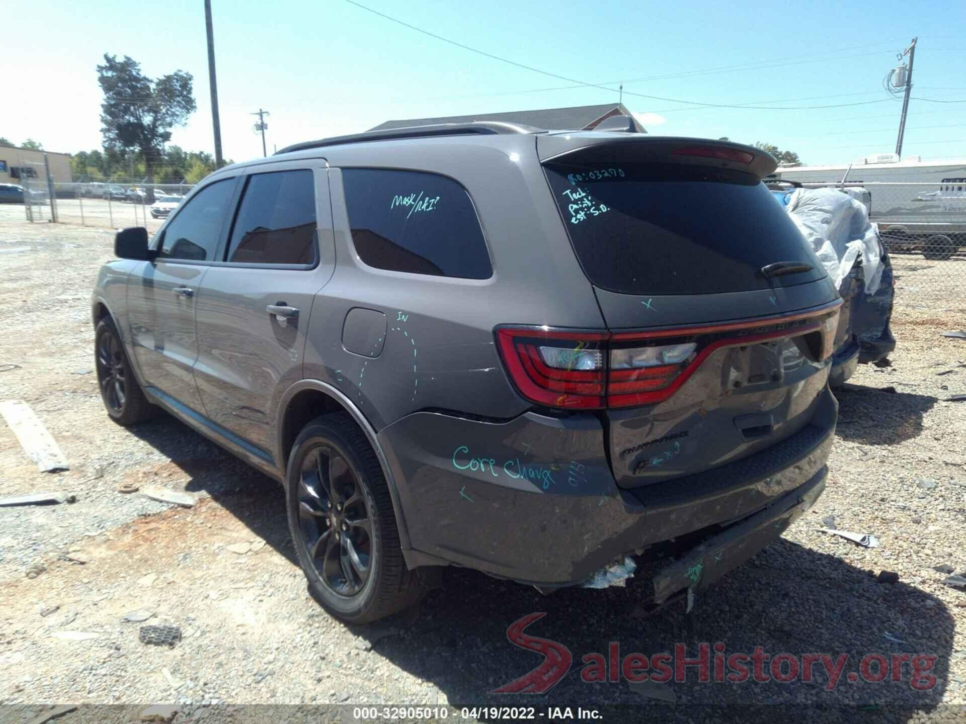 1C4RDJDG6MC634376 2021 DODGE DURANGO